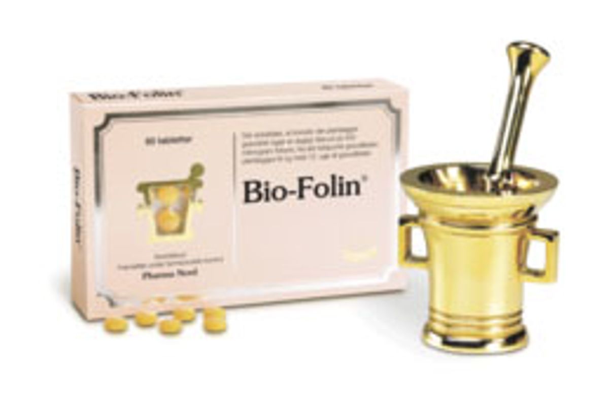 Bio-Folin 400mcg. folinsyre, 180tabl.