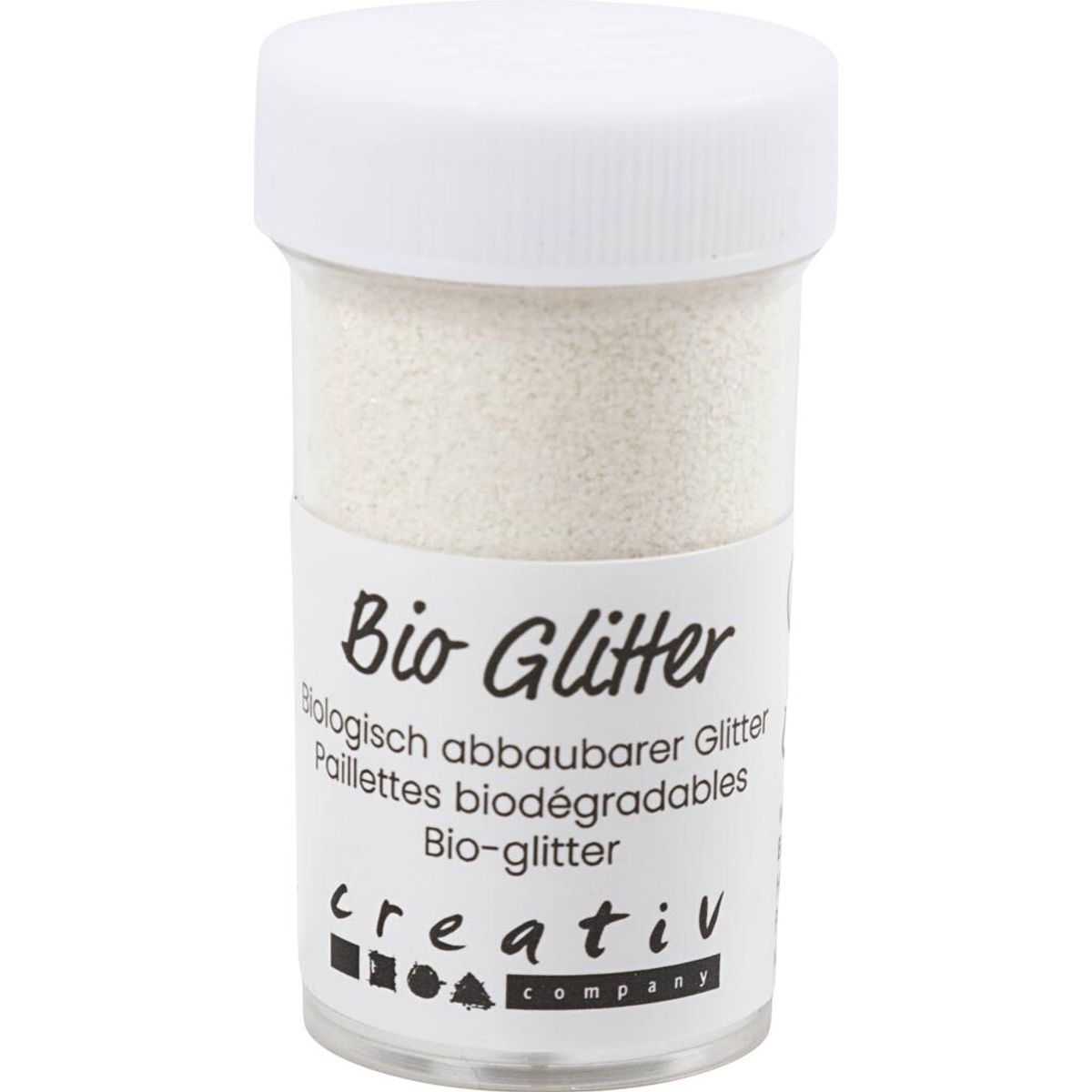 Bio-glitter - Hvid - 27 Ml