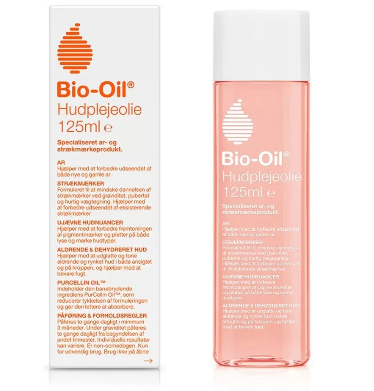 Bio-Oil hudplejeolie mod ar og strækmærker, 125 ml