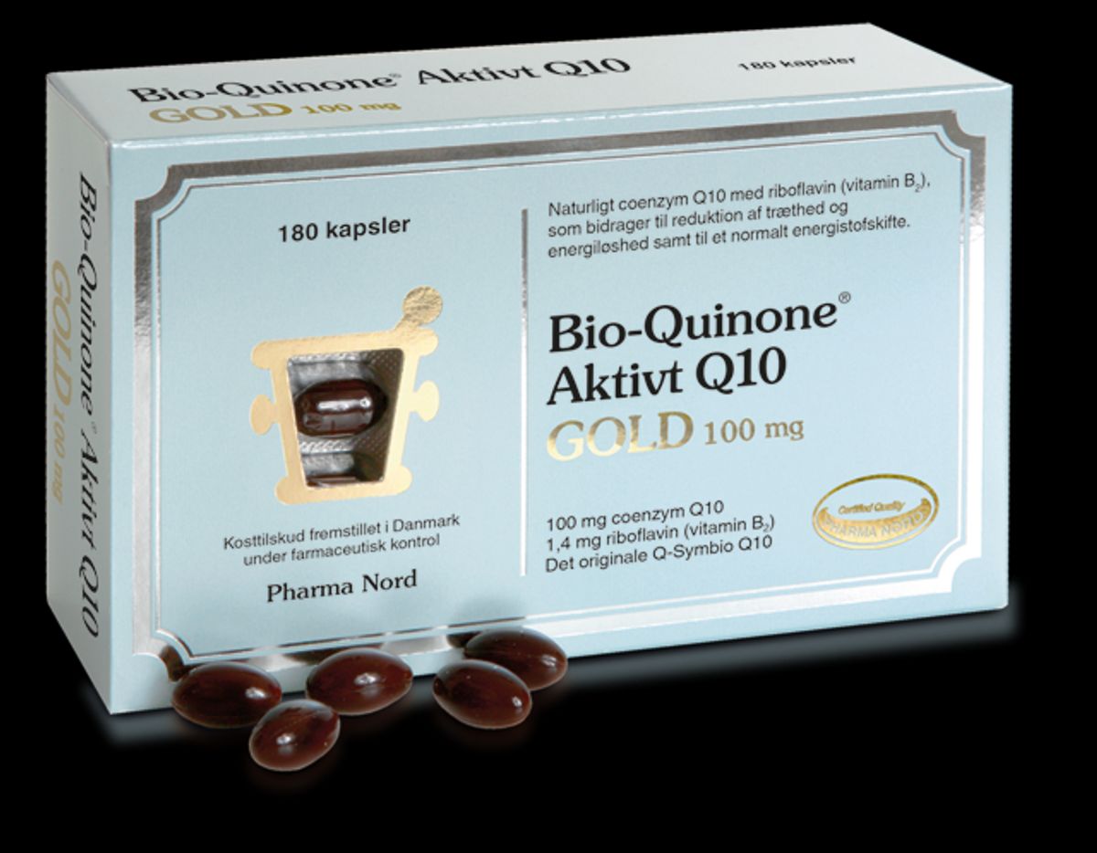 Bio-Quinone Q10 Gold 100 mg. - 180 kapsler