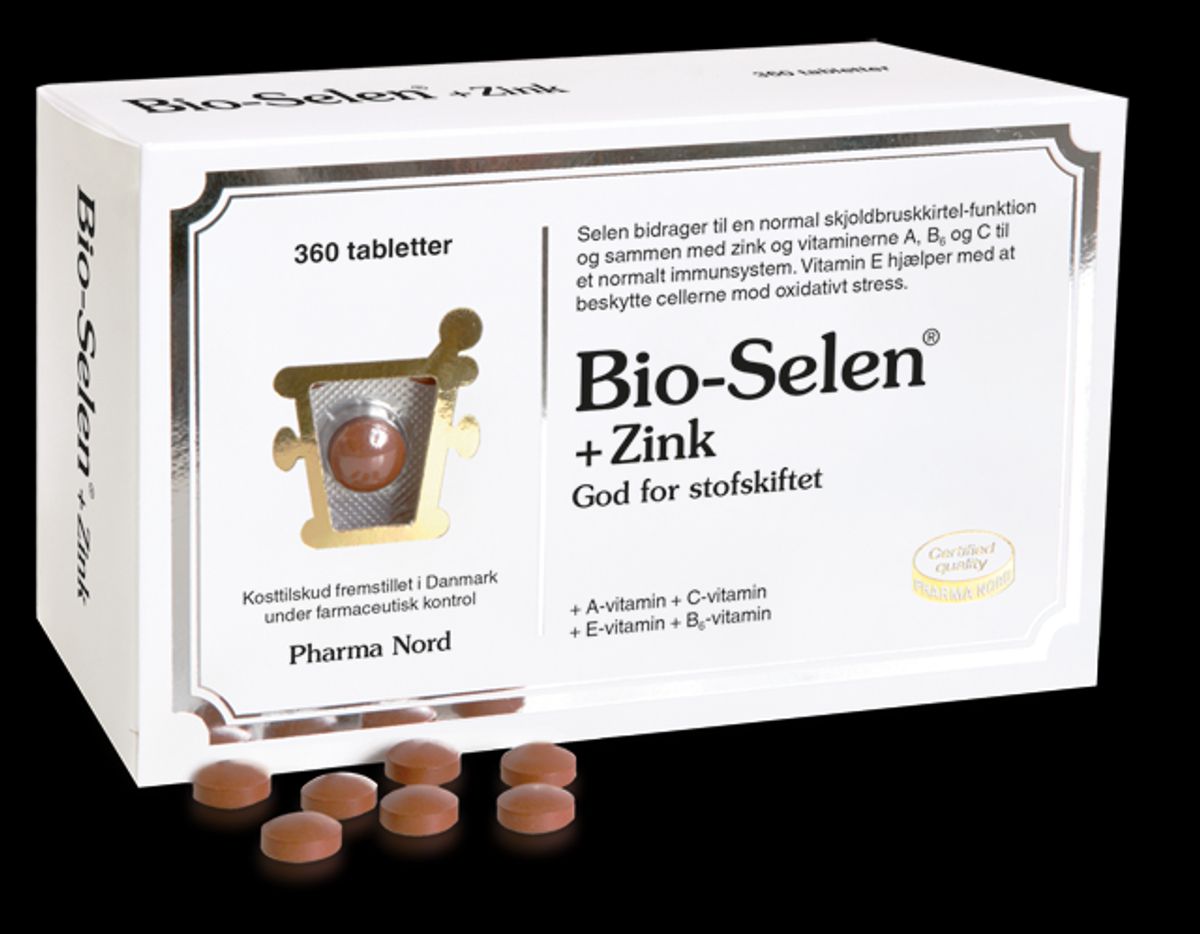 Bio Selen + Zink - 360 tabletter