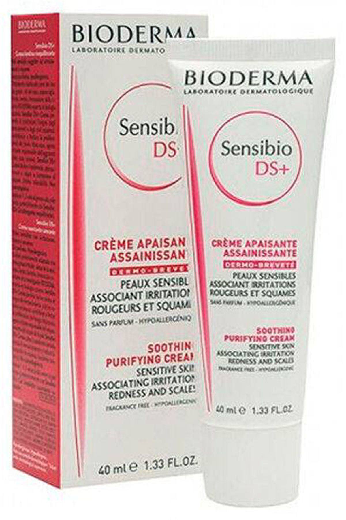 Bioderma sensibio DS+ soothing purifying cream 40ml