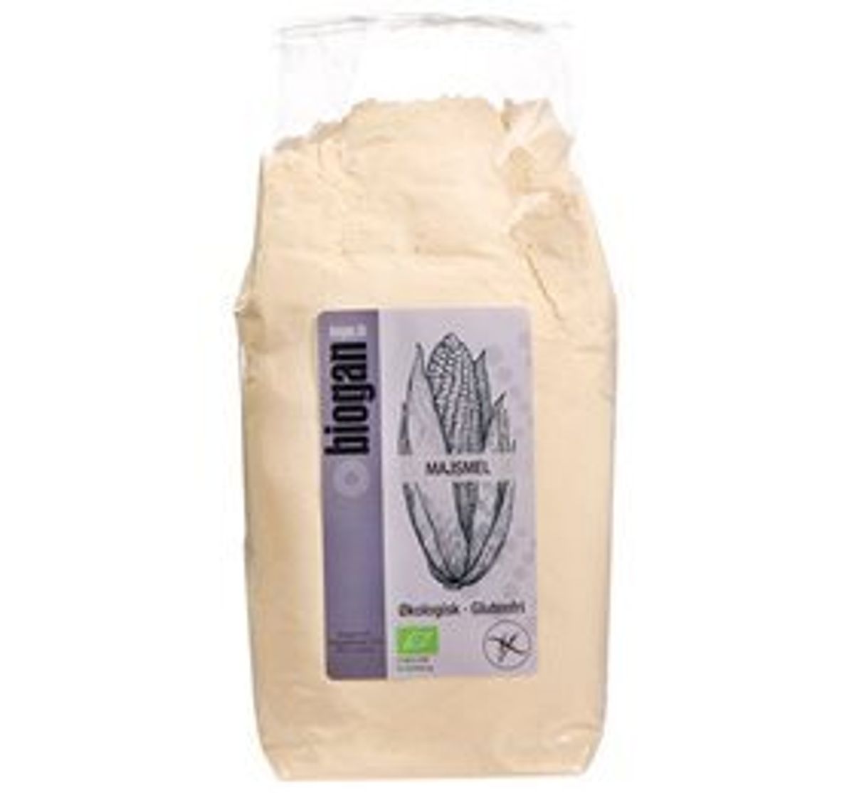 Biogan Majsmel Ø glutenfri, 1kg.