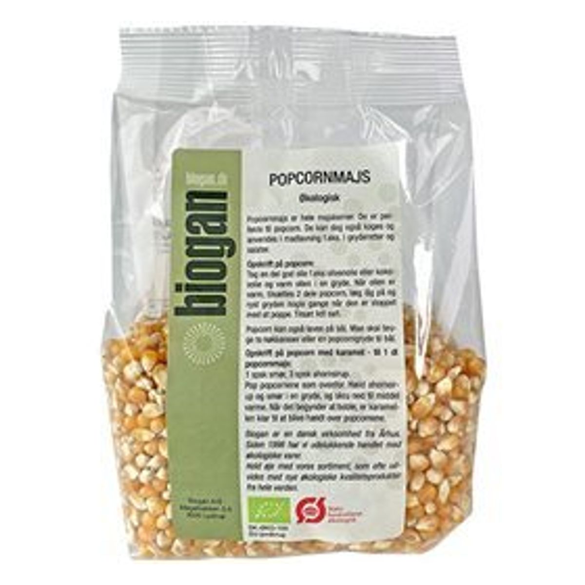 Biogan Popmajs Ø, 500g.