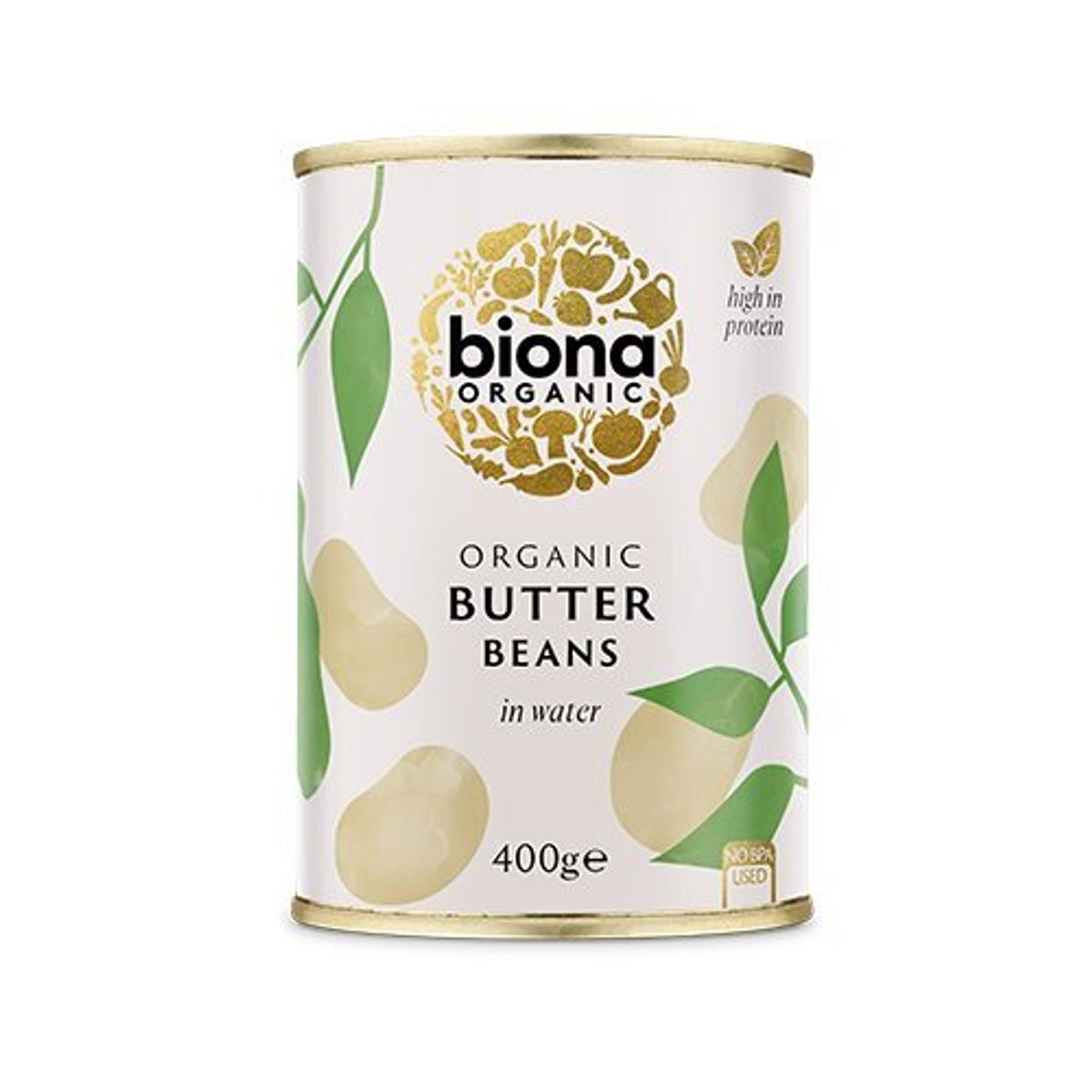 Biona Butter Beans Ø, 400g.