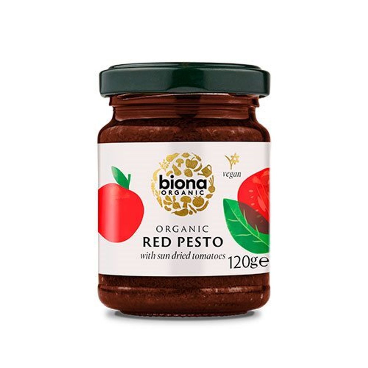 Biona Pesto rød Økologisk - 120 gram