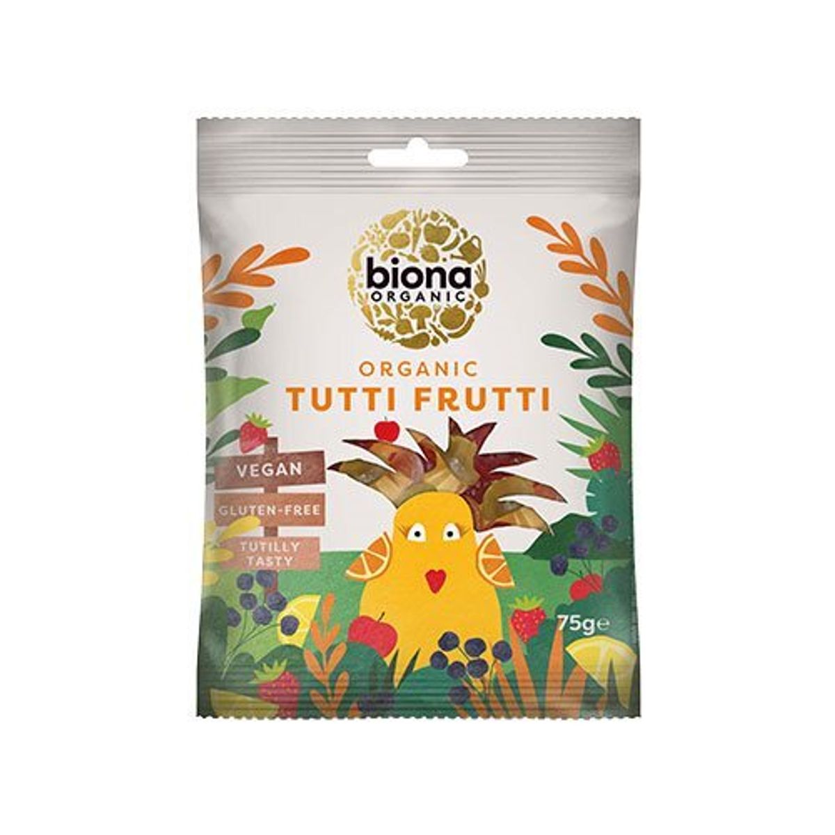 Biona Vingummi Tutti Frutti Ø, 75g.