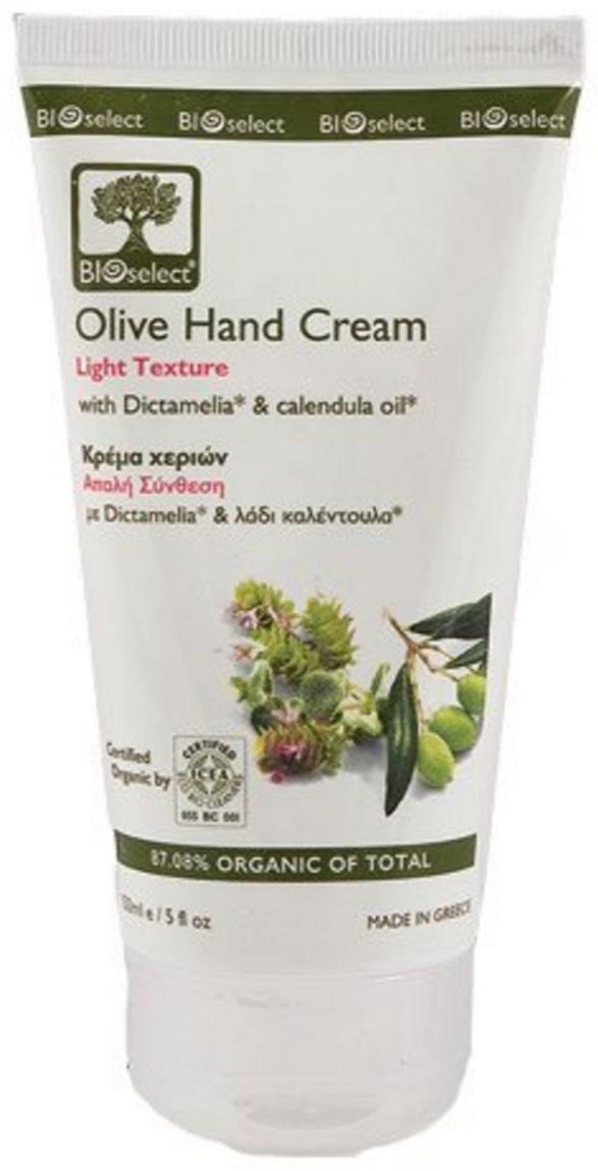 Bioselect BioEco Oliven håndcreme let, 150ml.