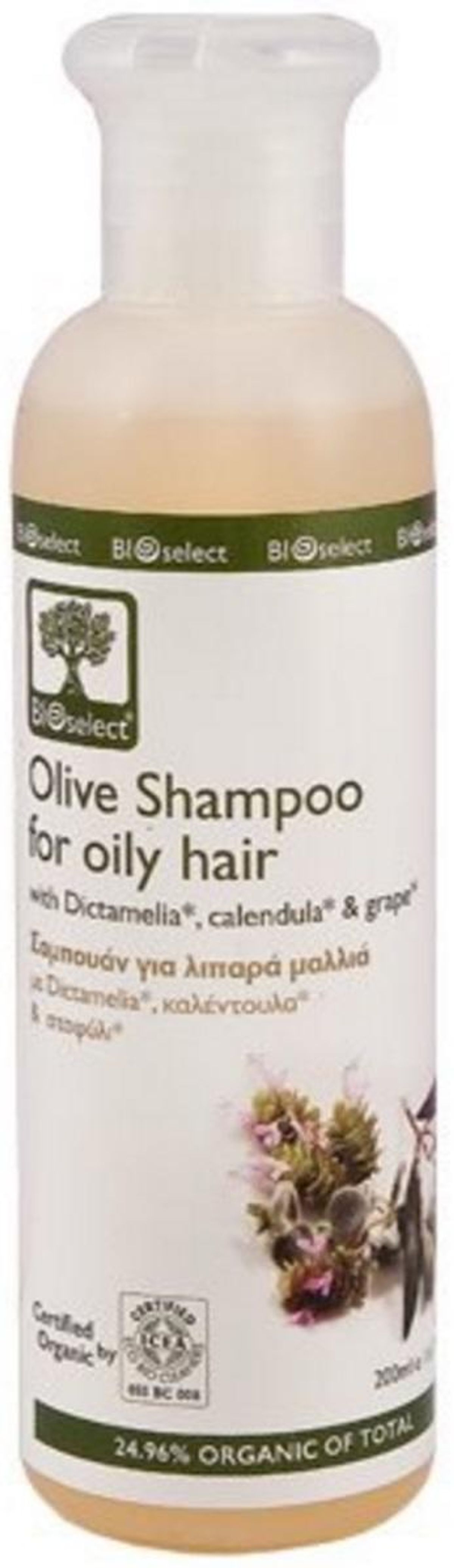 Bioselect BioEco Oliven shampo fedtet hår, 200ml.