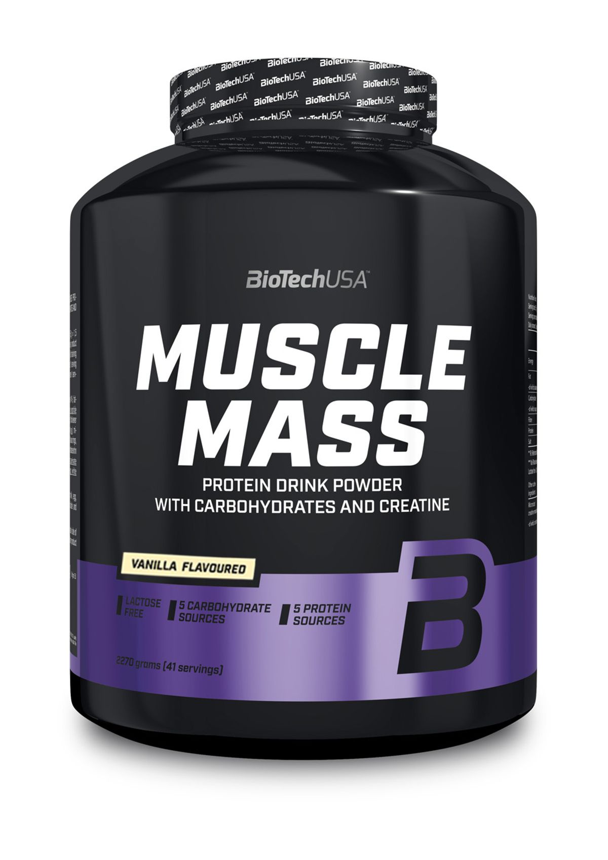 BioTech USA - Muscle Mass Vanilje - 4000g