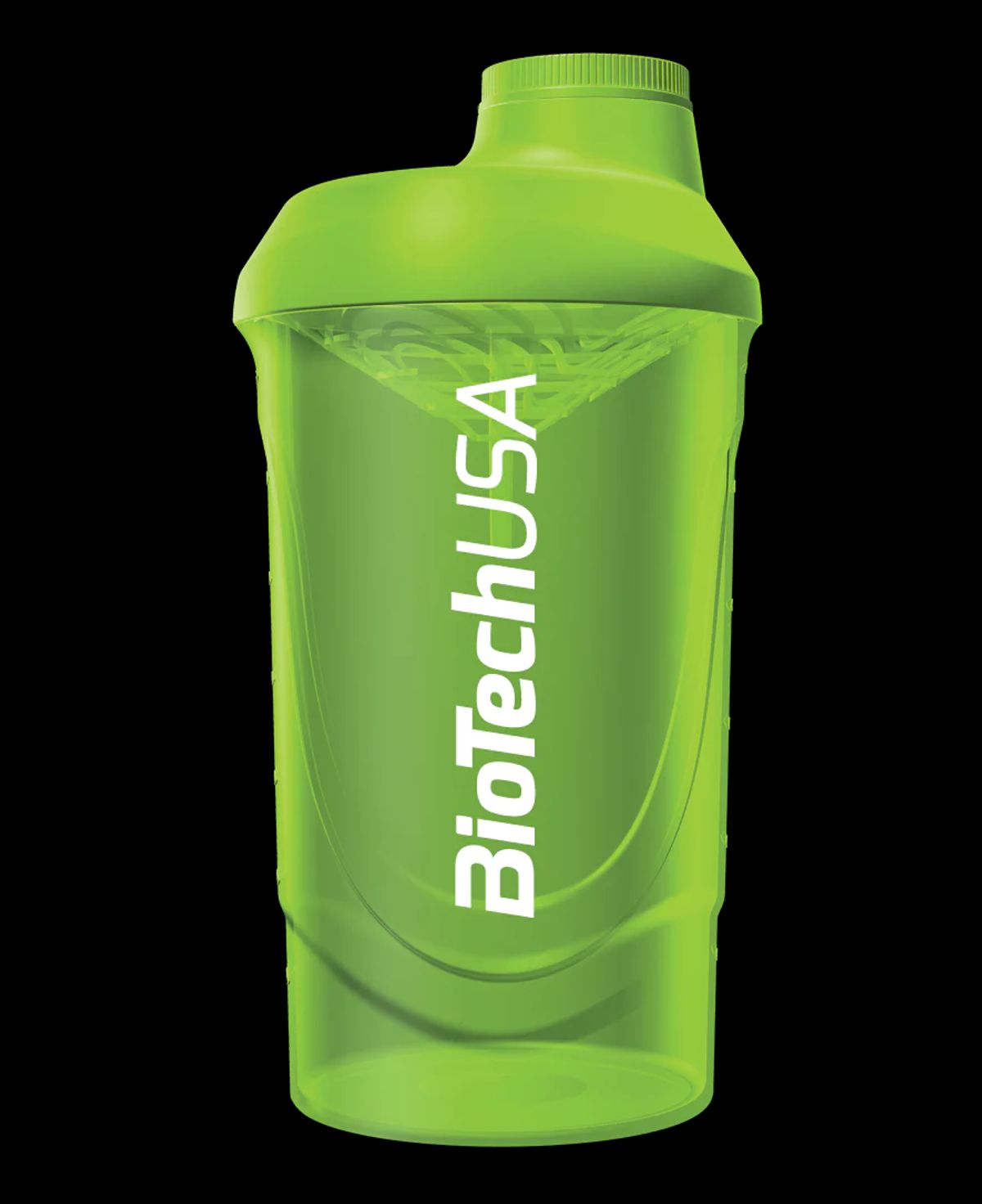 BioTech USA Shaker Wave Green - 600 ml