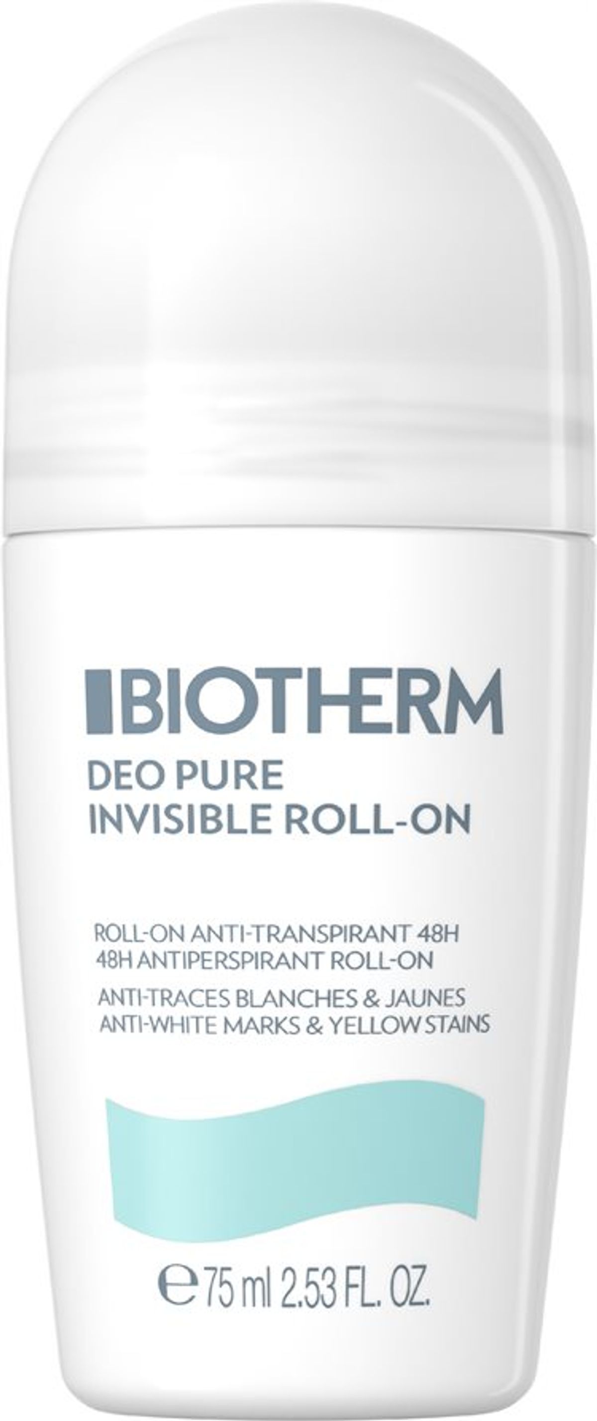 Biotherm Deo Pure Invisible Roll-On Deodorant 75 ml