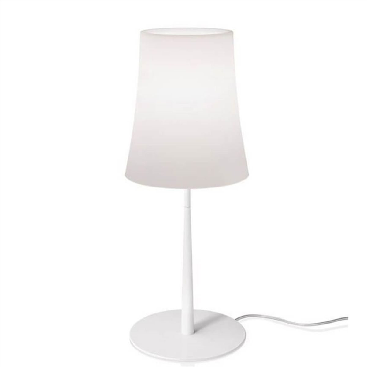 Birdie Easy Grande bordlampe, hvid