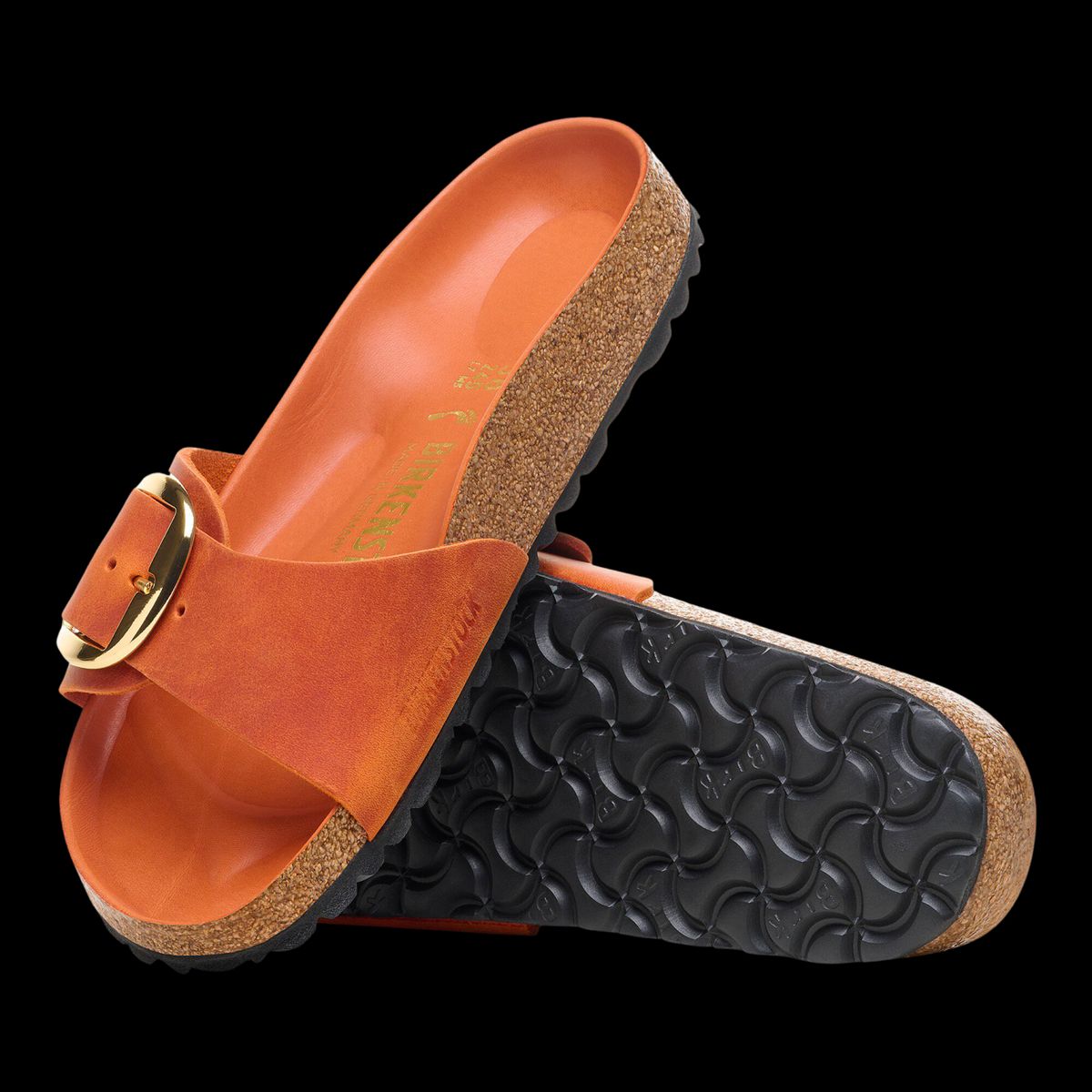 Birkenstock Madrid Dame Sandaler - Burnt Orange - 36