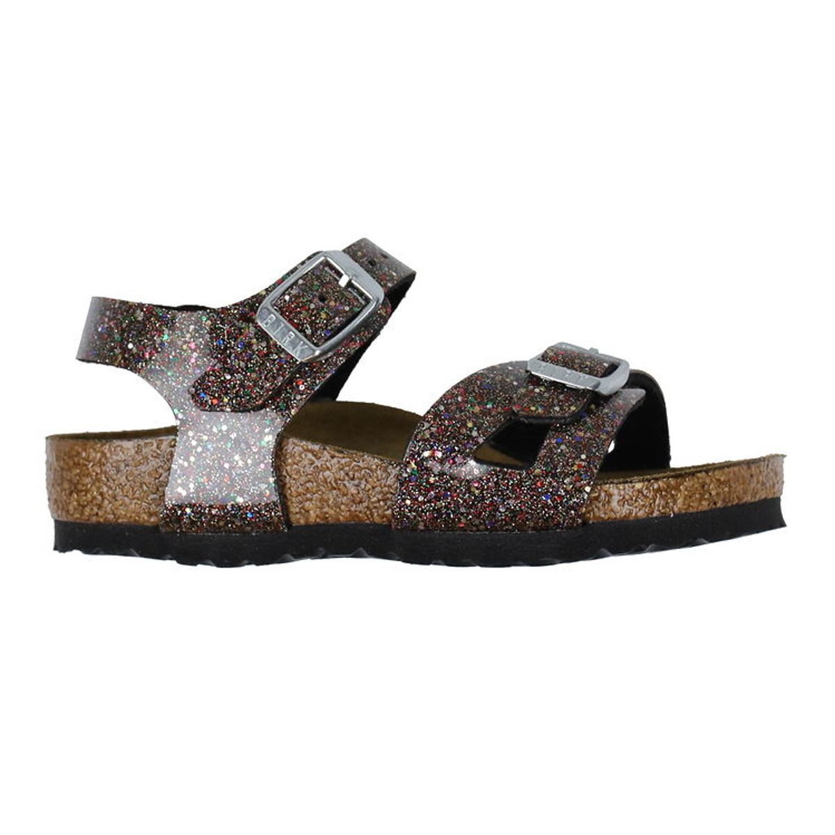 Birkenstock Sandaler - Rio Plain - Cosmic Sparkle Black Multi