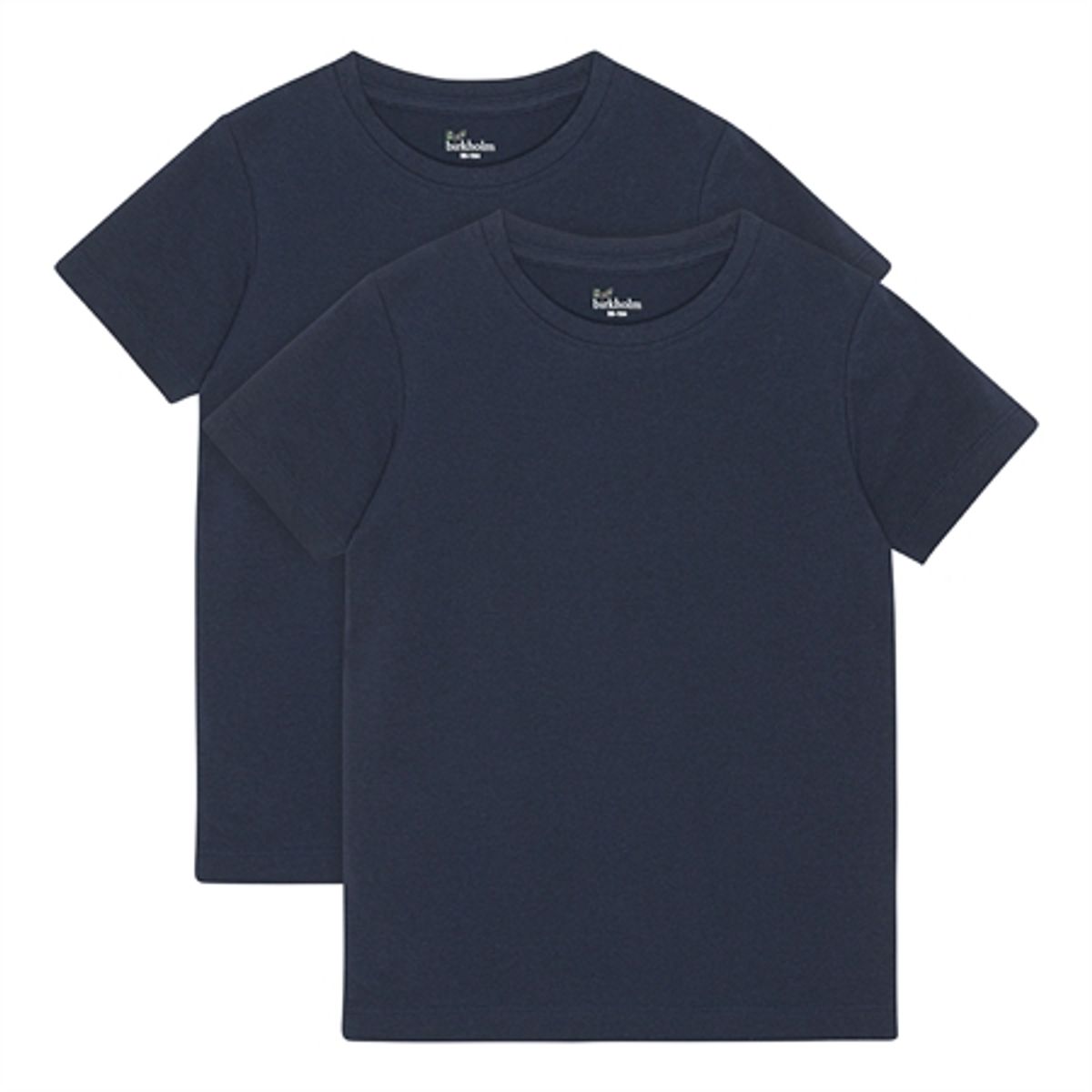 BIRKHOLM 2-Pak T-shirts Navy Blå