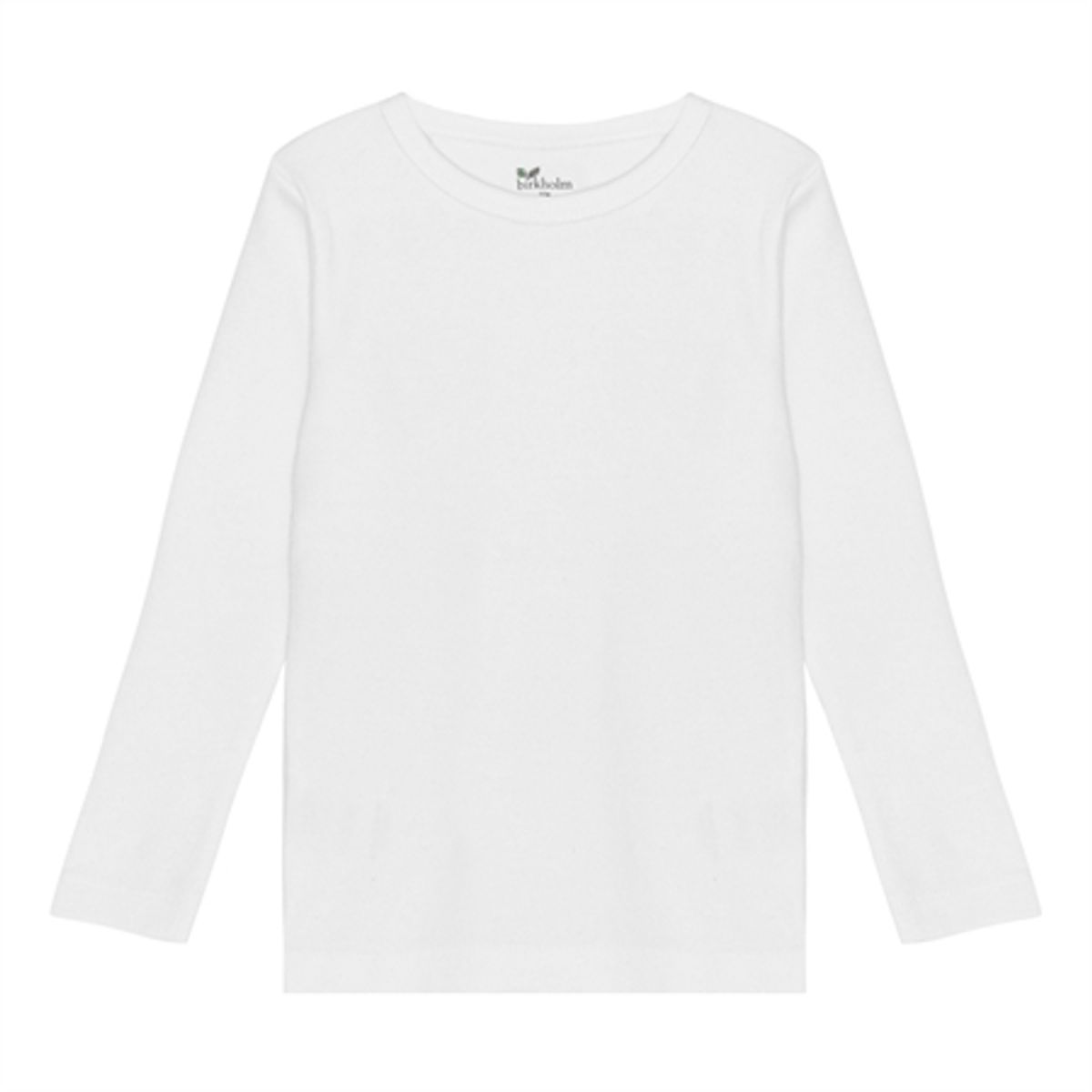 BIRKHOLM Rib Bluse Perfekt Hvid