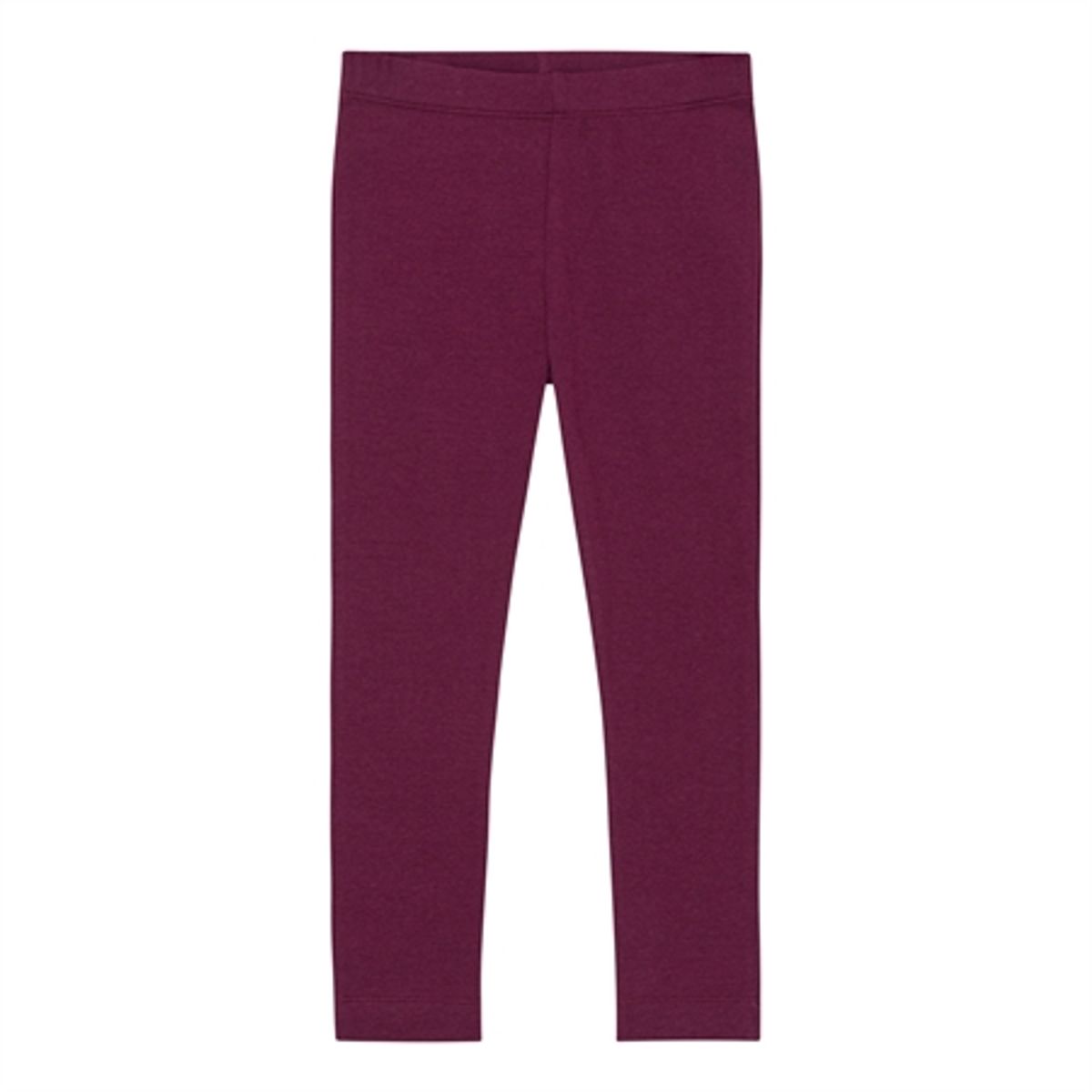 BIRKHOLM Rib Leggings Blomme Lilla