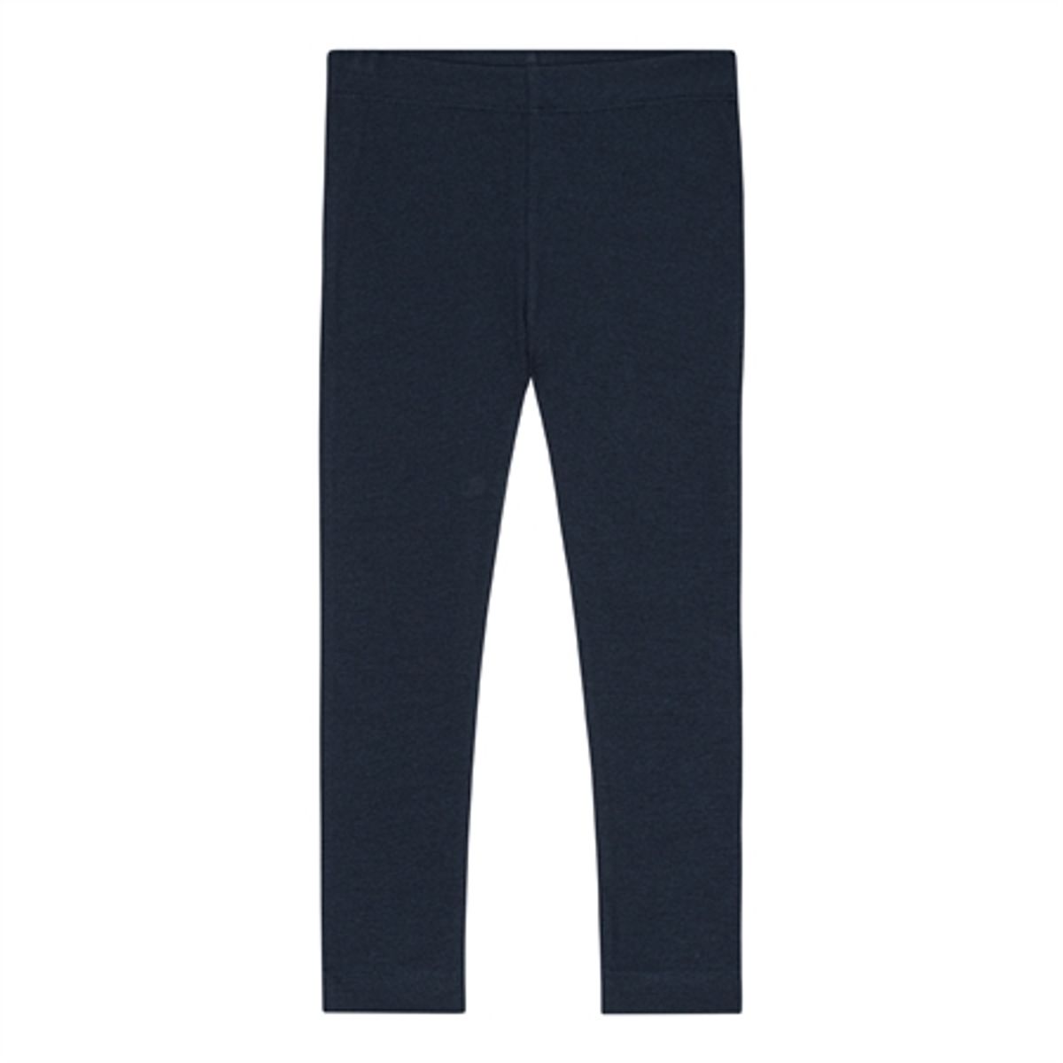 BIRKHOLM Rib Leggings Navy Blå