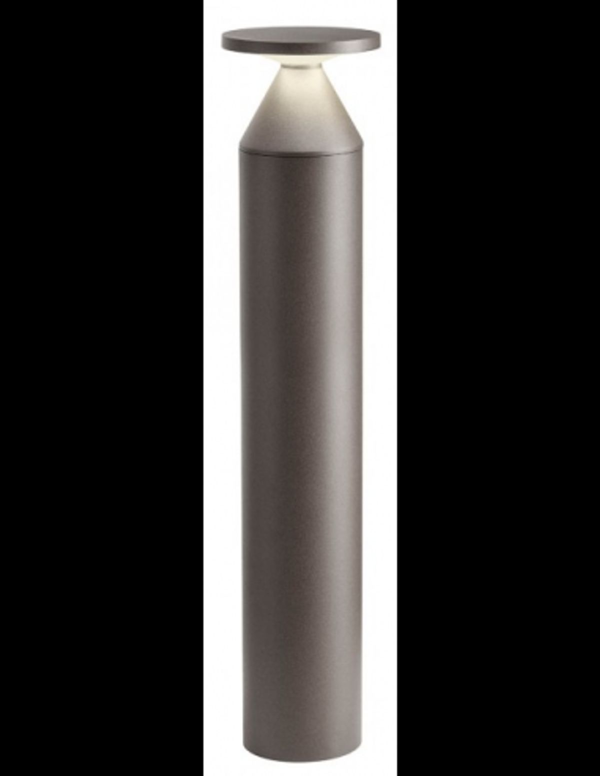 BIRO Bedlampe i aluminium og polycarbonat H70 cm 1 x 12W SMD LED - Mat mørkegrå