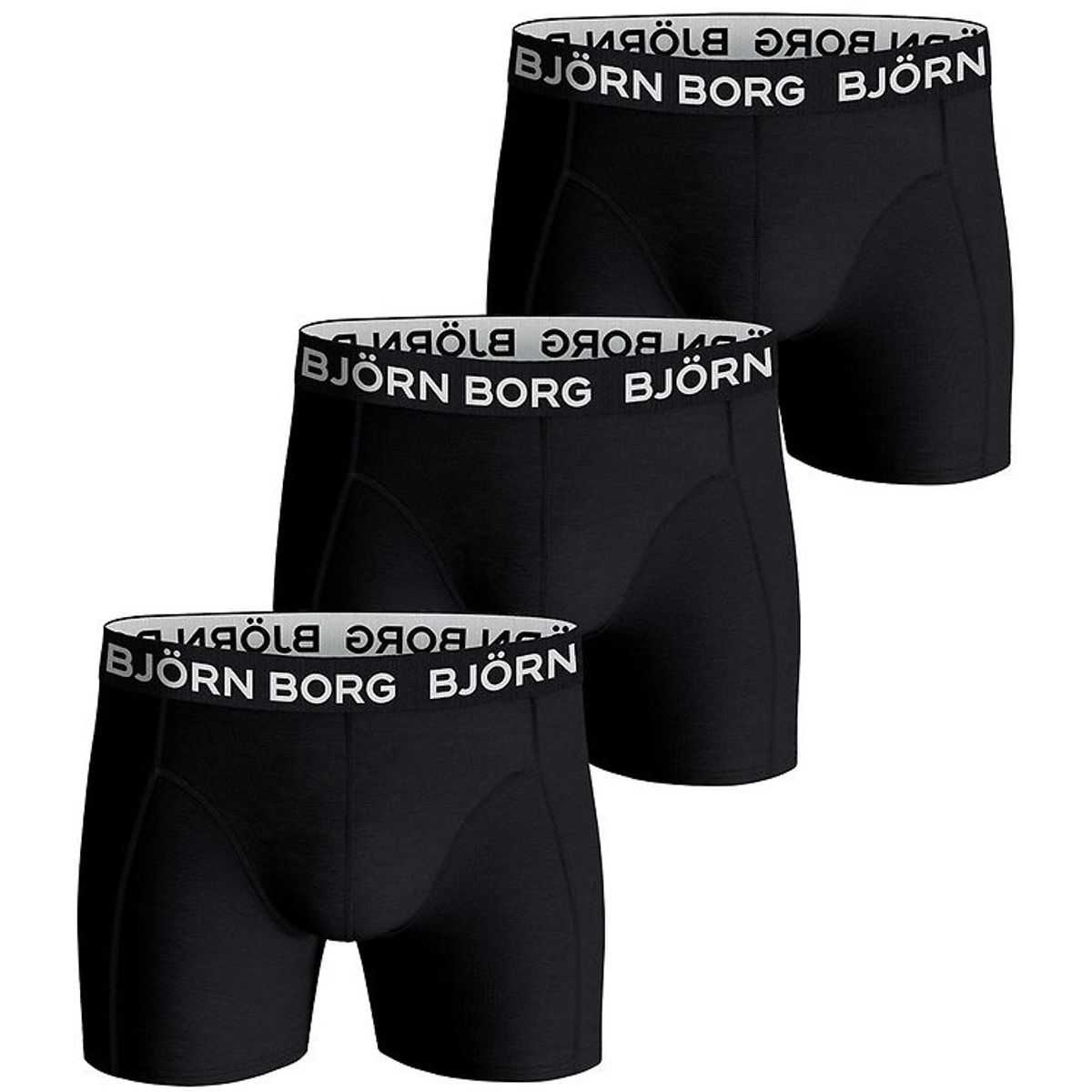 Björn Borg Boxershorts - 3-pak - Sort