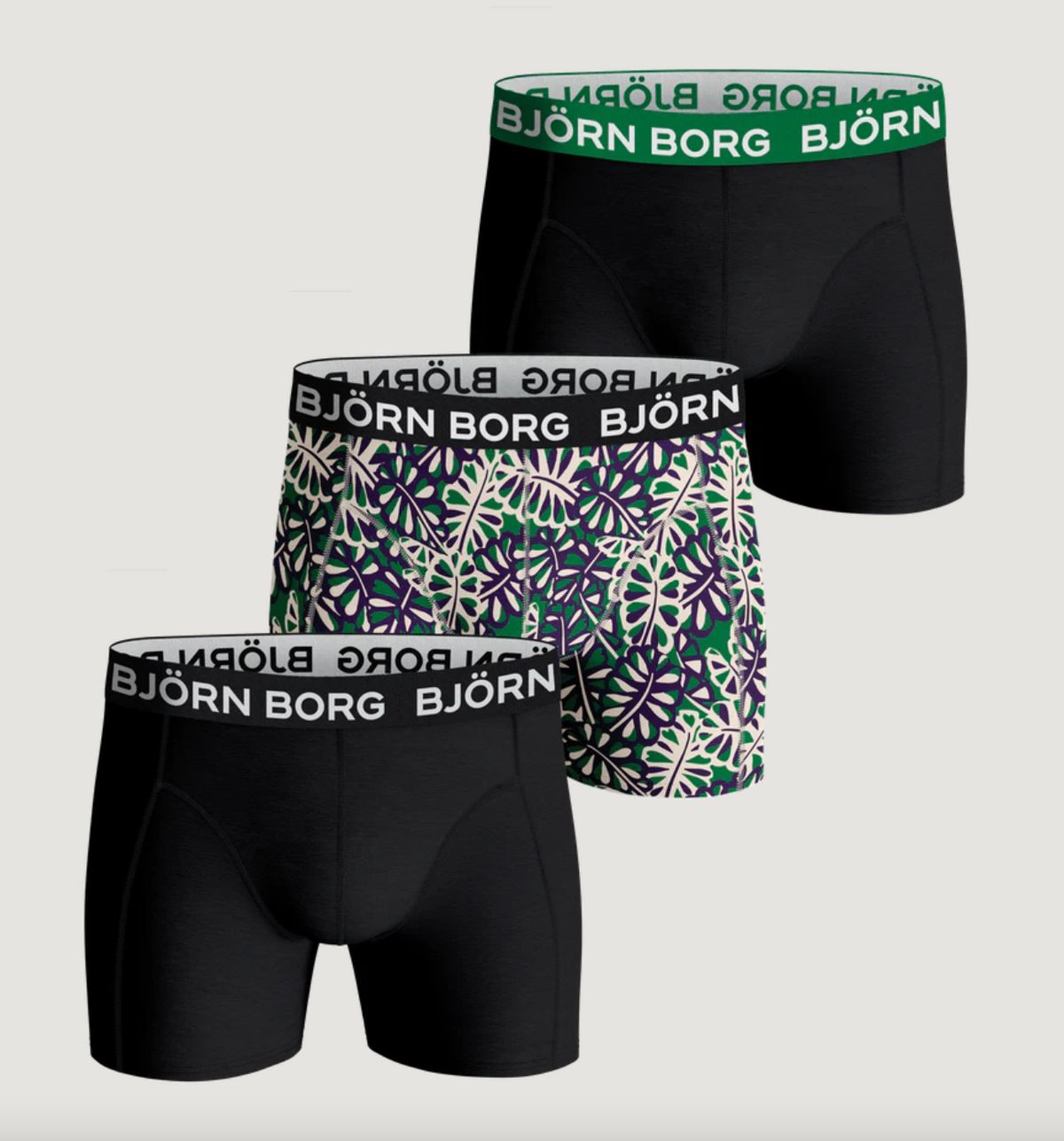 Bjørn Borg - BB PACK MP TIGHTS SORT-PRINT-SORT