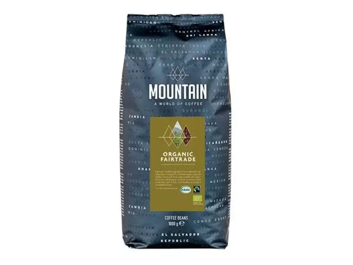 BKI Kaffe | Mountain Original Fairtrade | Økologisk | Hele Bønner | 1 kg