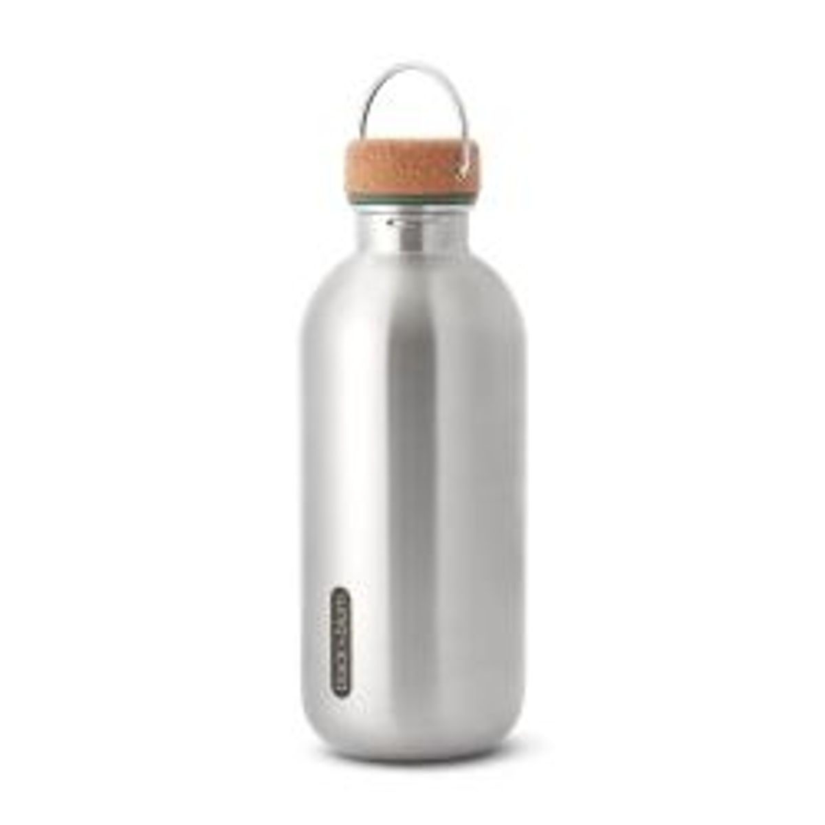 Black + Blum Steel Water Bottle Small 600 Ml - Silver/Olive - Str. 600ml - Drikkeflaske