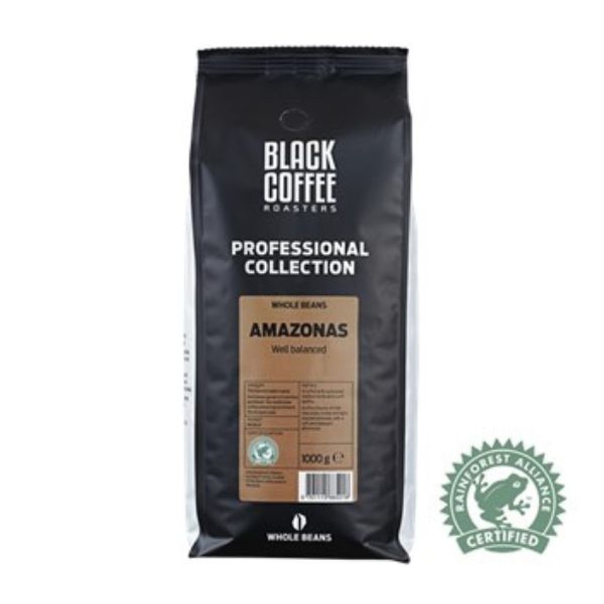 Black Coffee Roasters Pro Amazonas 1kg Hele Bønner