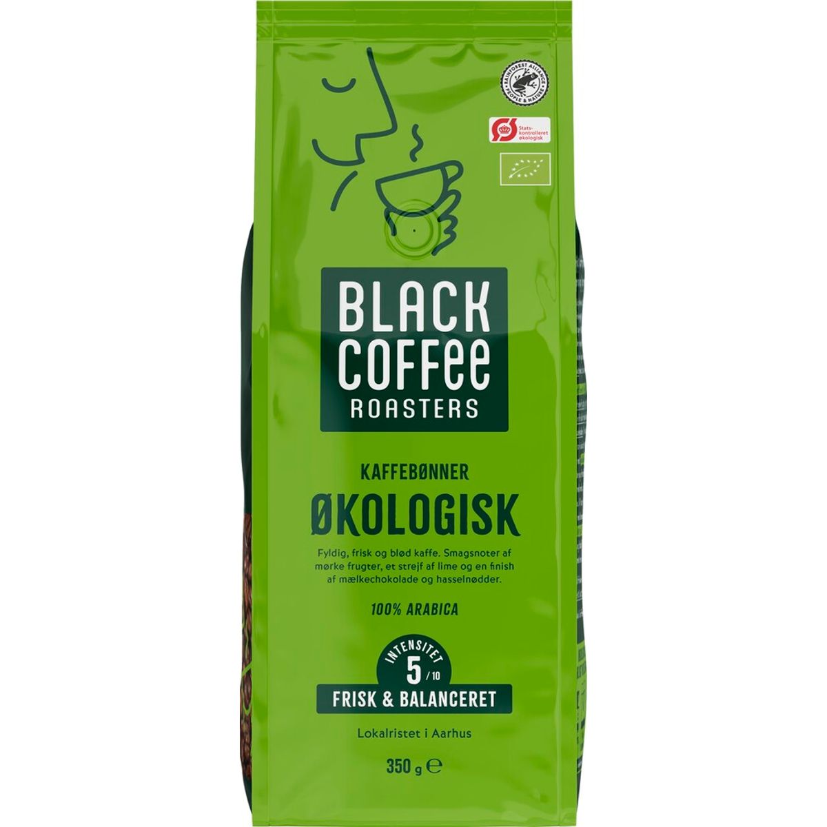 Black Coffee Roasters - Økologisk (350g) - Kaffebønner