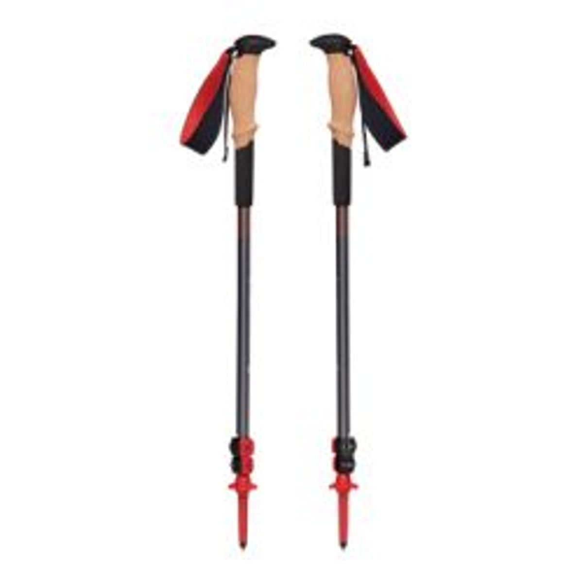 Black Diamond Pursuit Shock Trekking Poles - Steel Grey-Octane - Str. S/M - Vandrestave