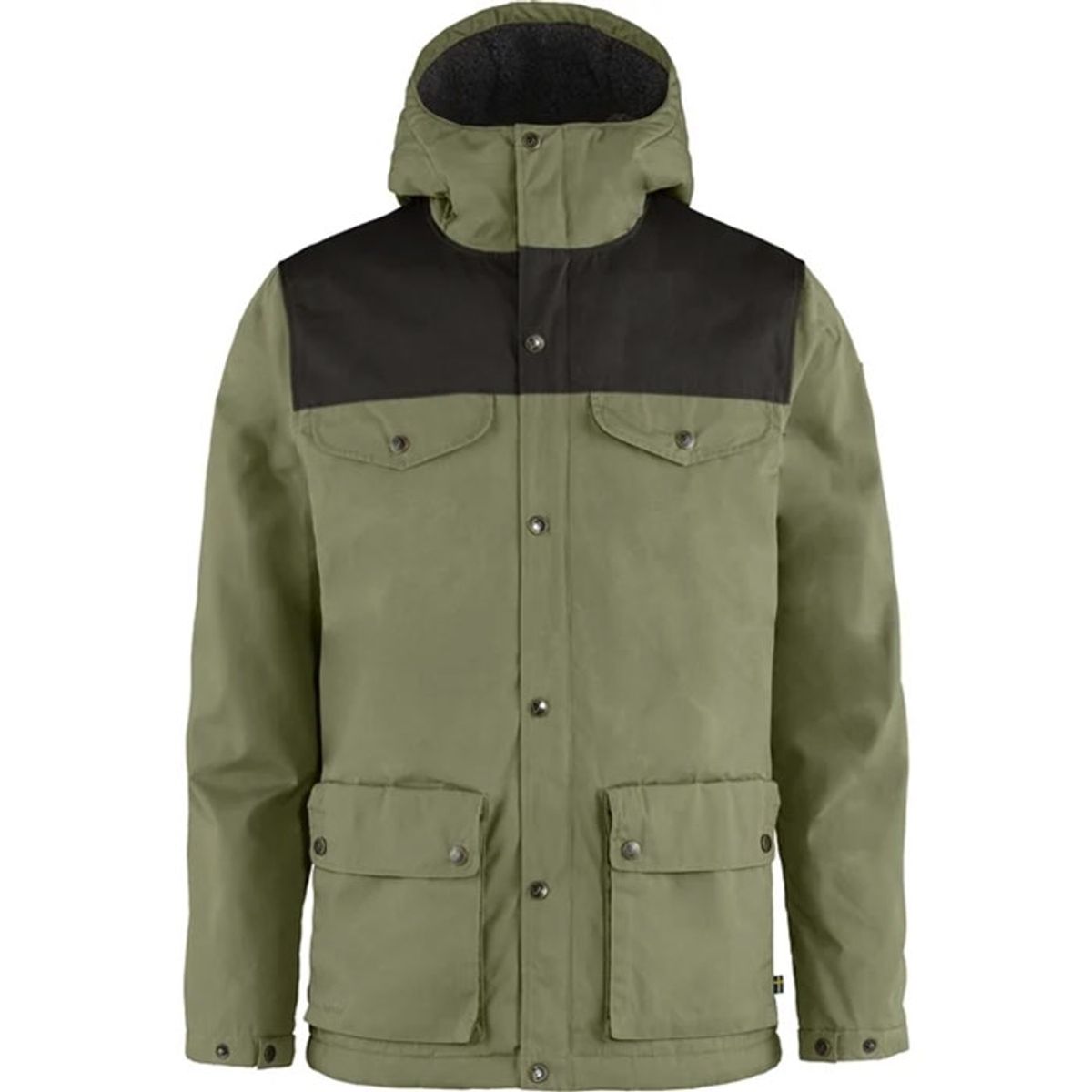 Black Friday Fjällräven Grønland Winter Jacket Herre / Mænd-Grøn / Grå-M - Jakker