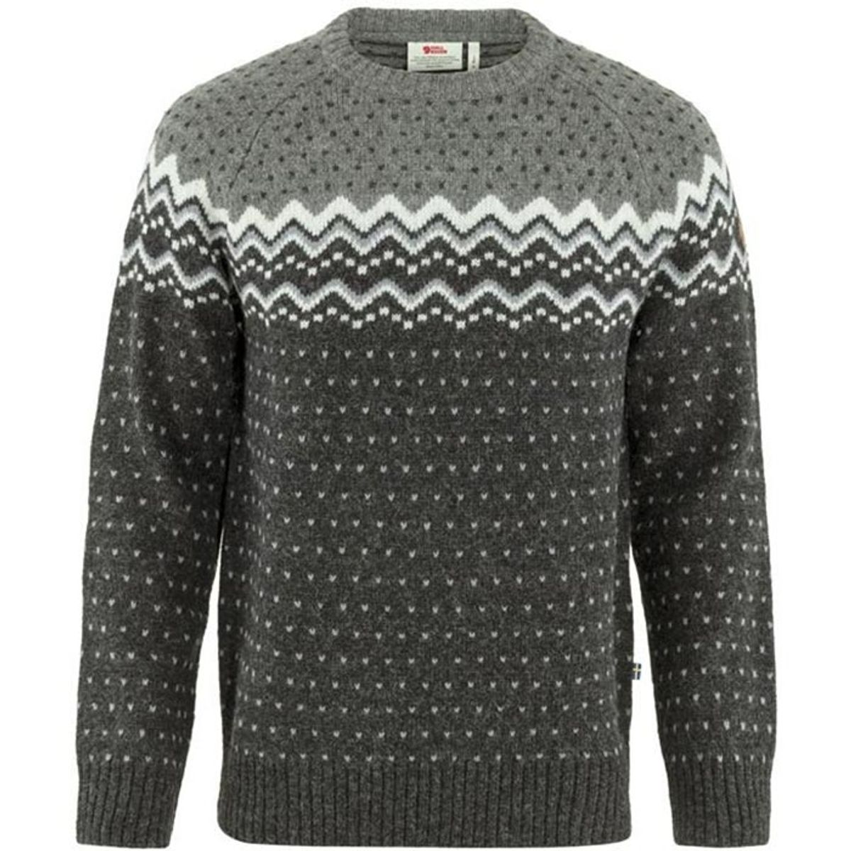 Black Friday Fjällräven Övik Knit sweater Herre / Mænd-Grå / Grå-2XL - Trøjer