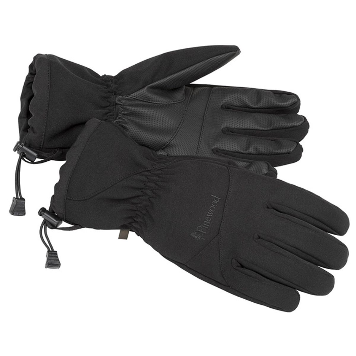 Black Friday PineBrun Padded 5-finger vinterhandsker-Sort-M/L - Handsker