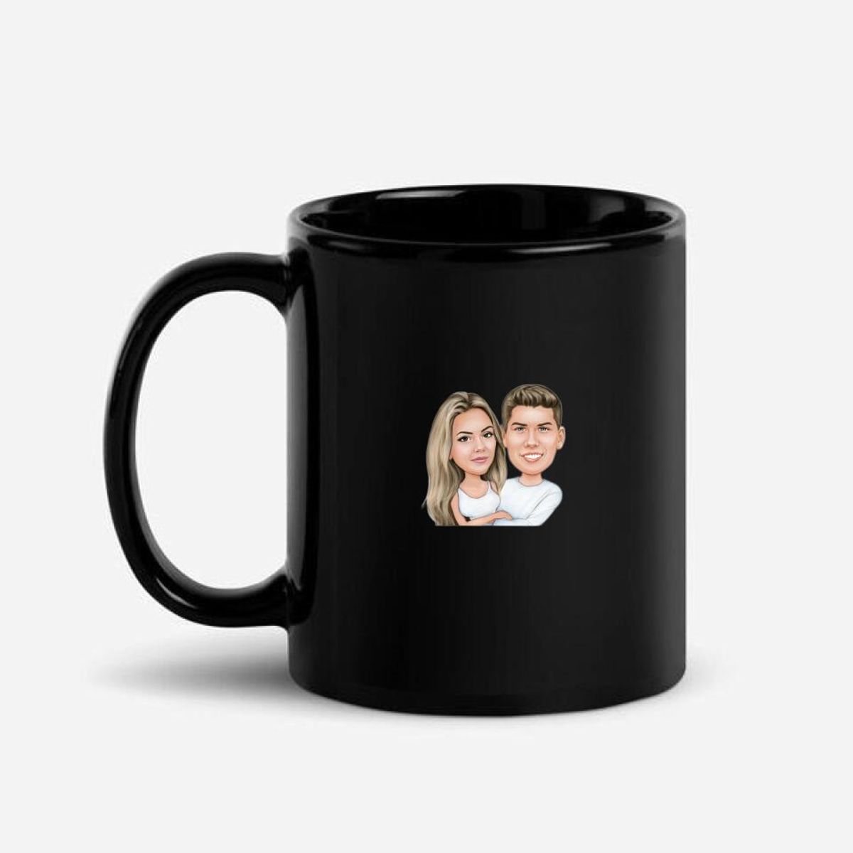 Black Glossy Mug