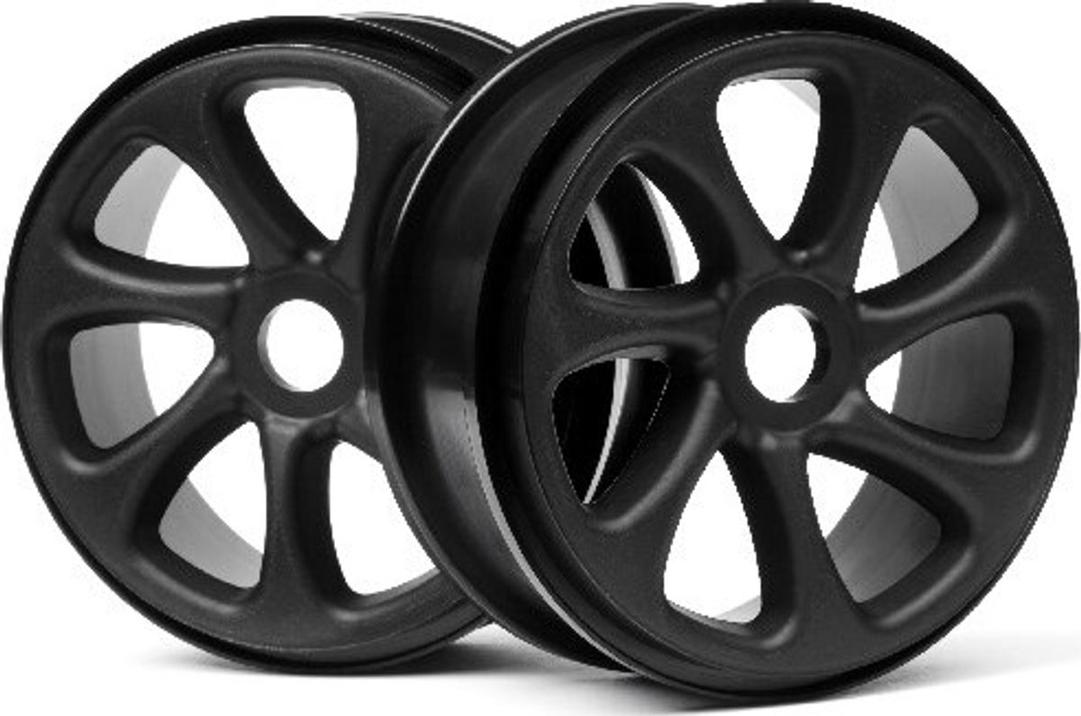 Black Turbine Wheels (pr) - Mv23045 - Maverick Rc