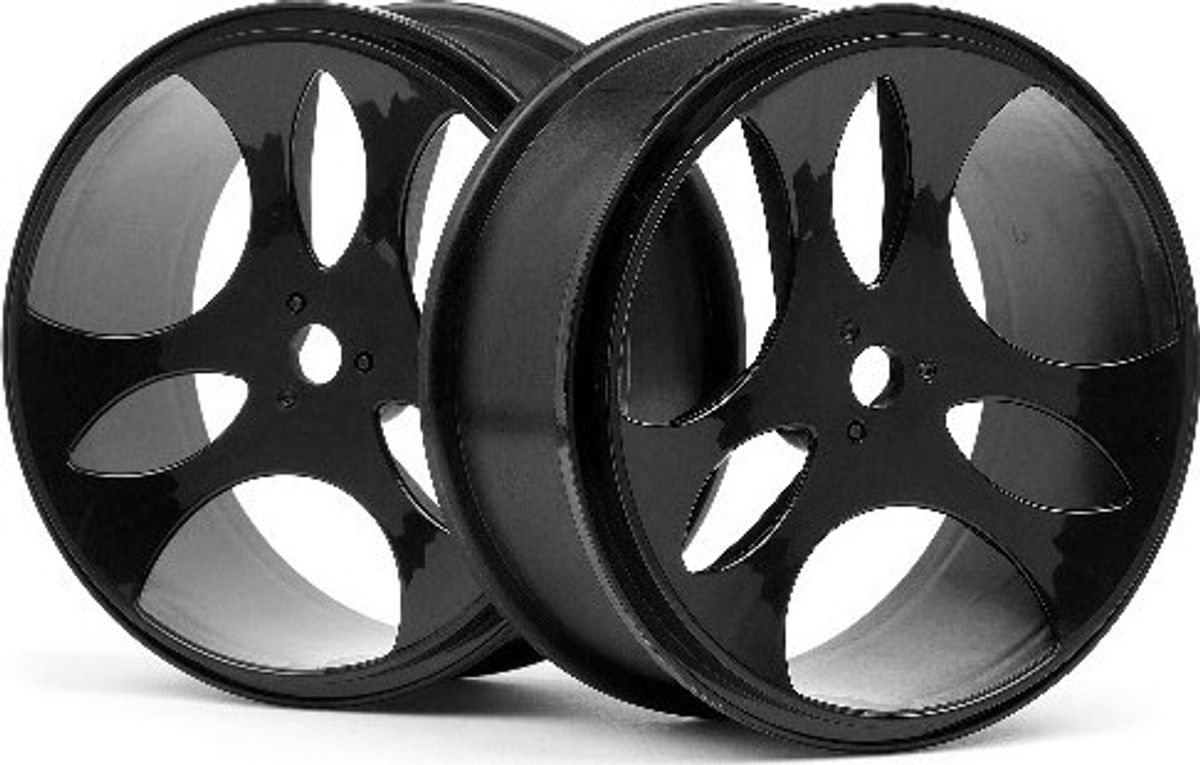 Black Wheels 2 Pcs (vader Xb) - Mv27086 - Maverick Rc