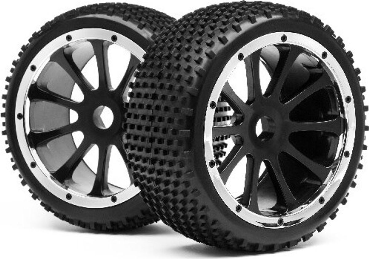 Blackout St Mounted Wheel And Tyre Pr - Mv24180 - Maverick Rc