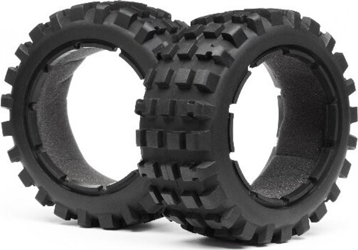 Blackout Xb Tyre Set (front) Pr - Mv24172 - Maverick Rc