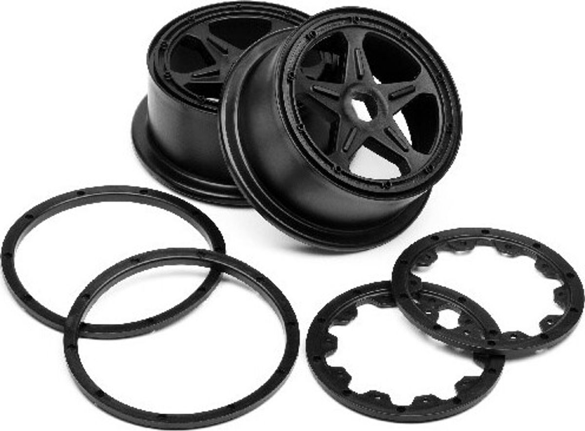 Blackout Xb Wheel Set (rear) Pr - Mv24174 - Maverick Rc