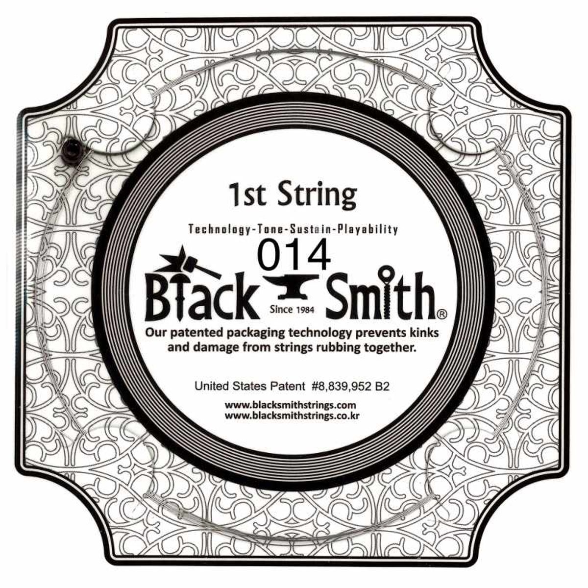 Blacksmith 14 løs plain-steel guitarstreng .014