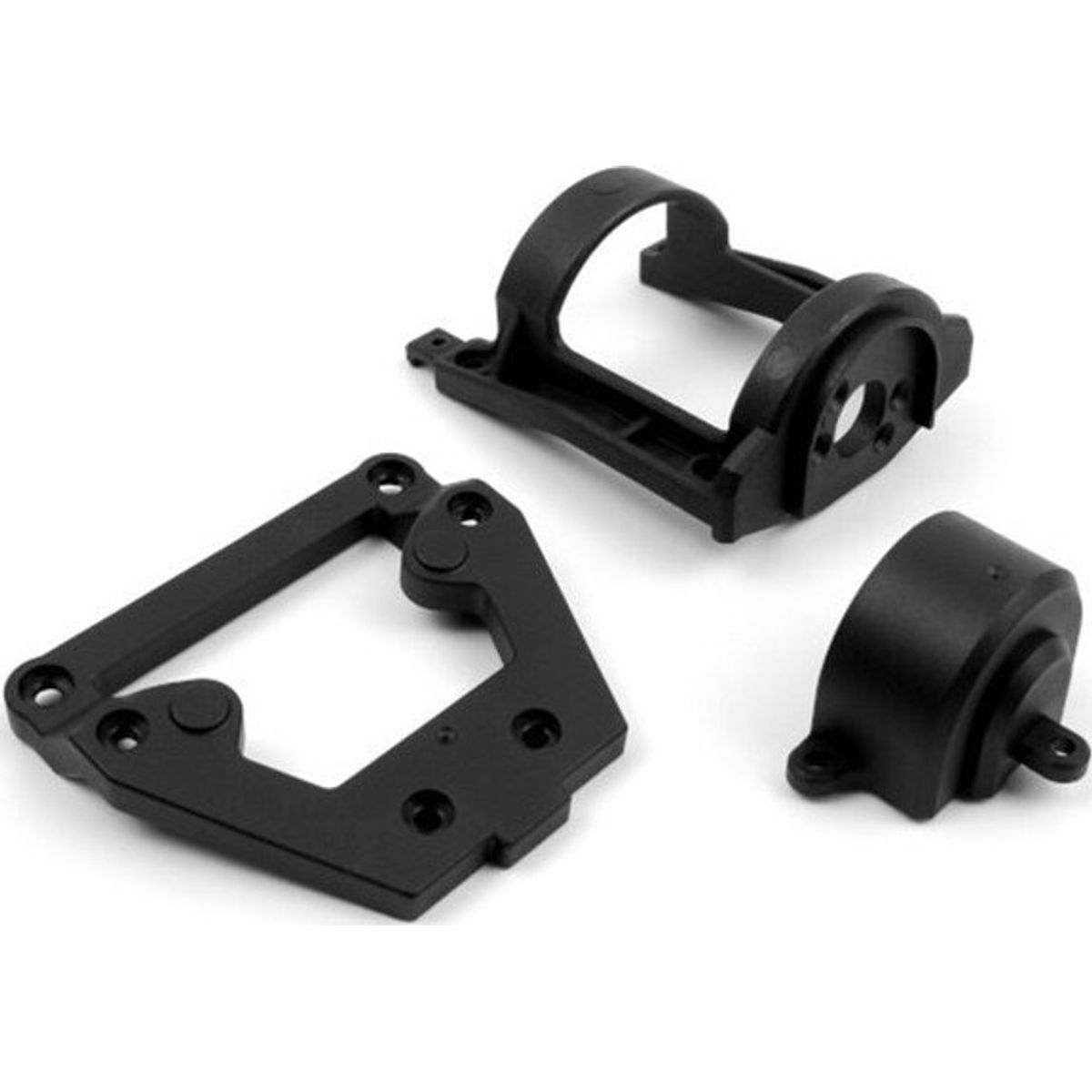 Blackzon - Motor Mount + Front Steering Plate Sæt - 540130