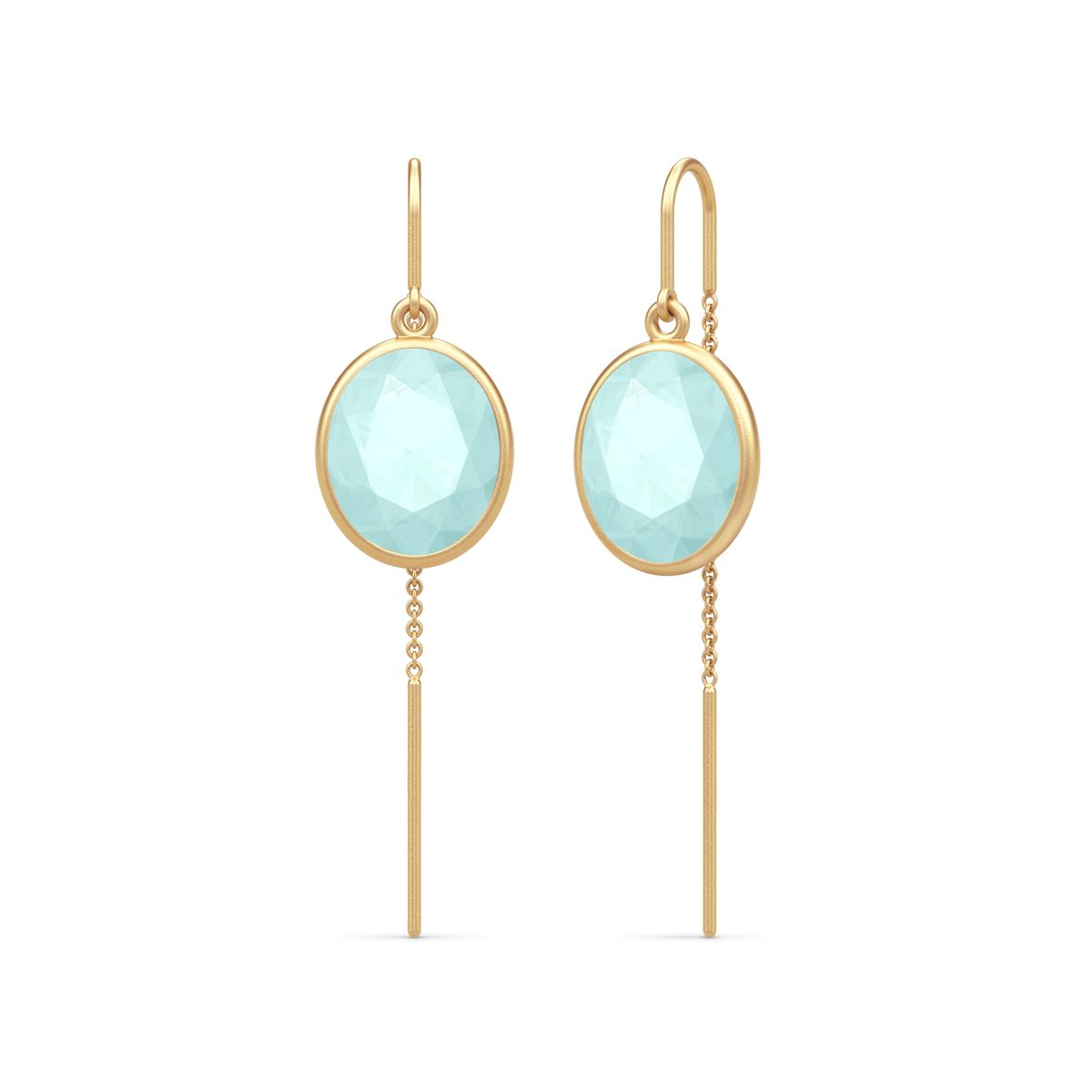 Blair Earrings Aqua