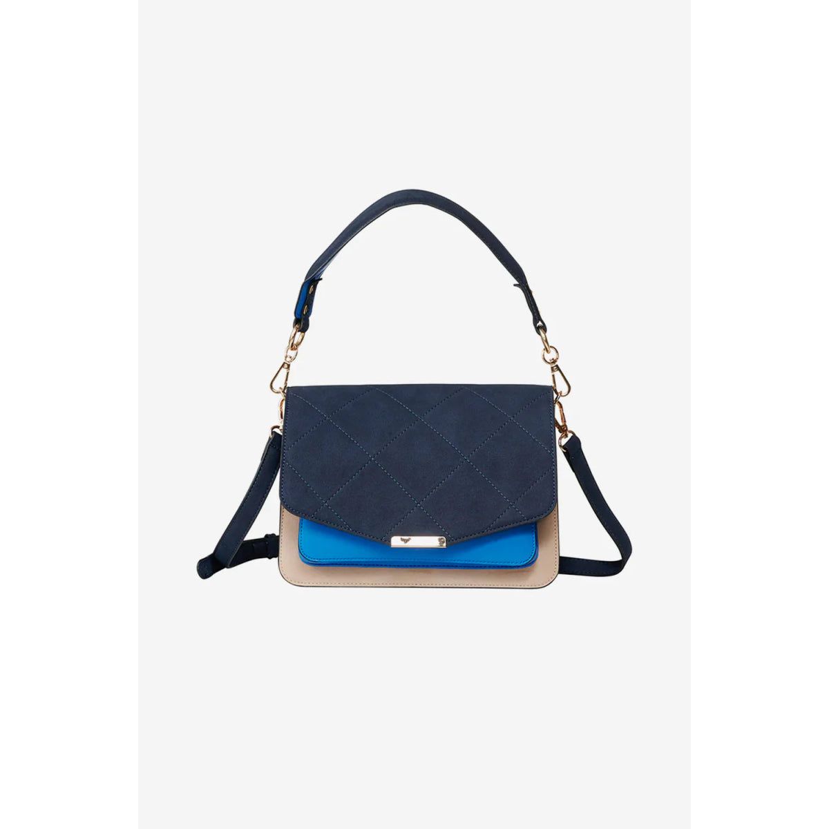 Blanca Multi Compartment bag Taske - Navy/Sand/Blue Onesize