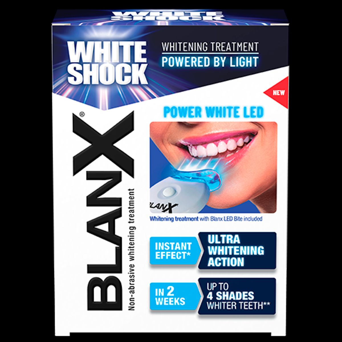 Blanx White Shock Power White Treatment Tube + LED Bite 30 ml.