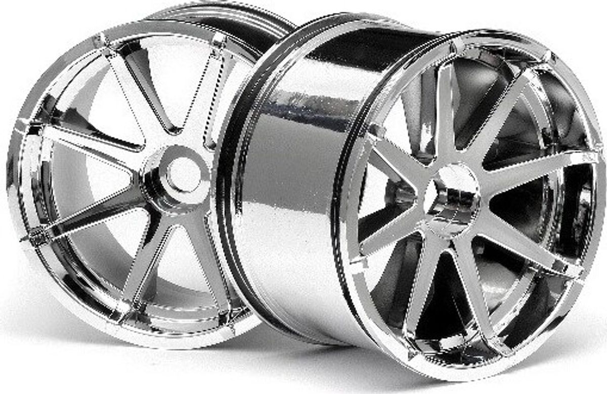 Blast Wheel Chrome (115x70mm 7inch/2pcs) - Hp3257 - Hpi Racing