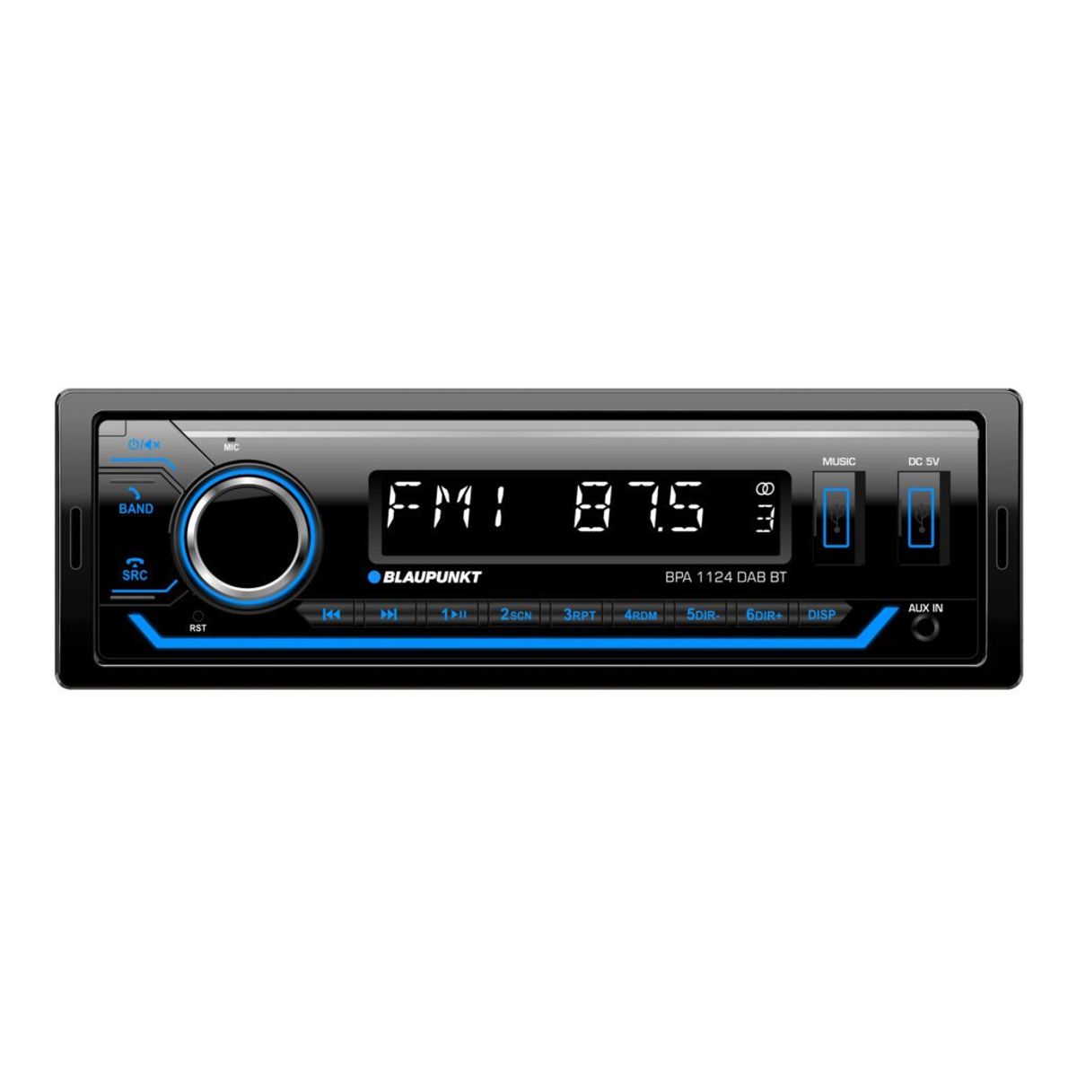 Blaupunkt BPA 1124 Bilradio m. DAB+ og Bluetooth