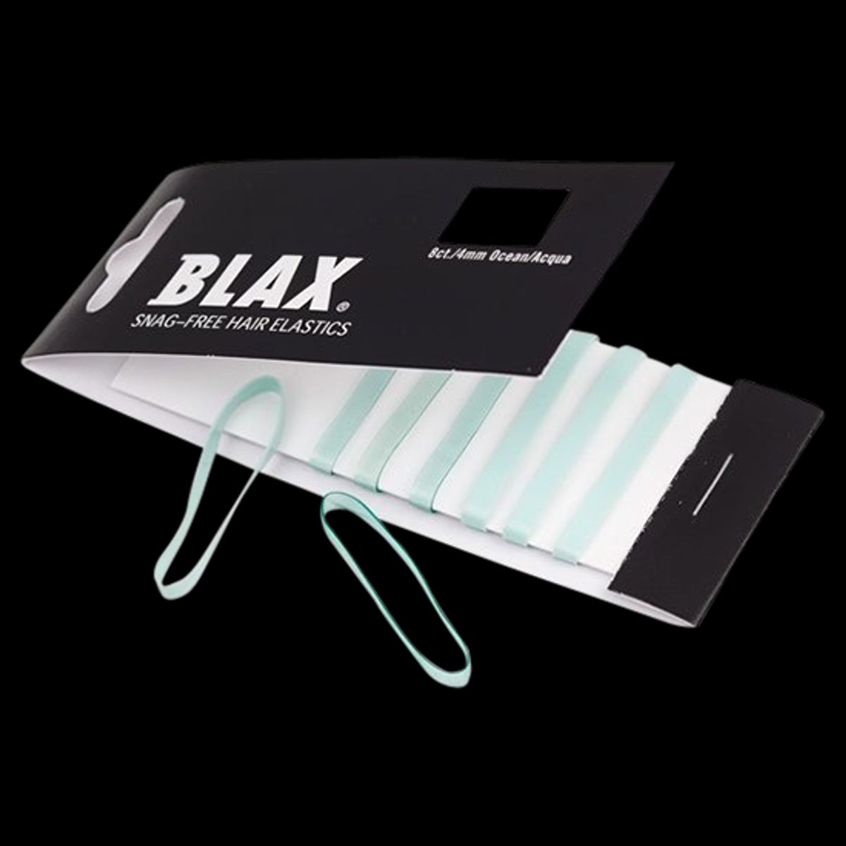 Blax Snag-Free Hårelastikker 8 stk - Acqua