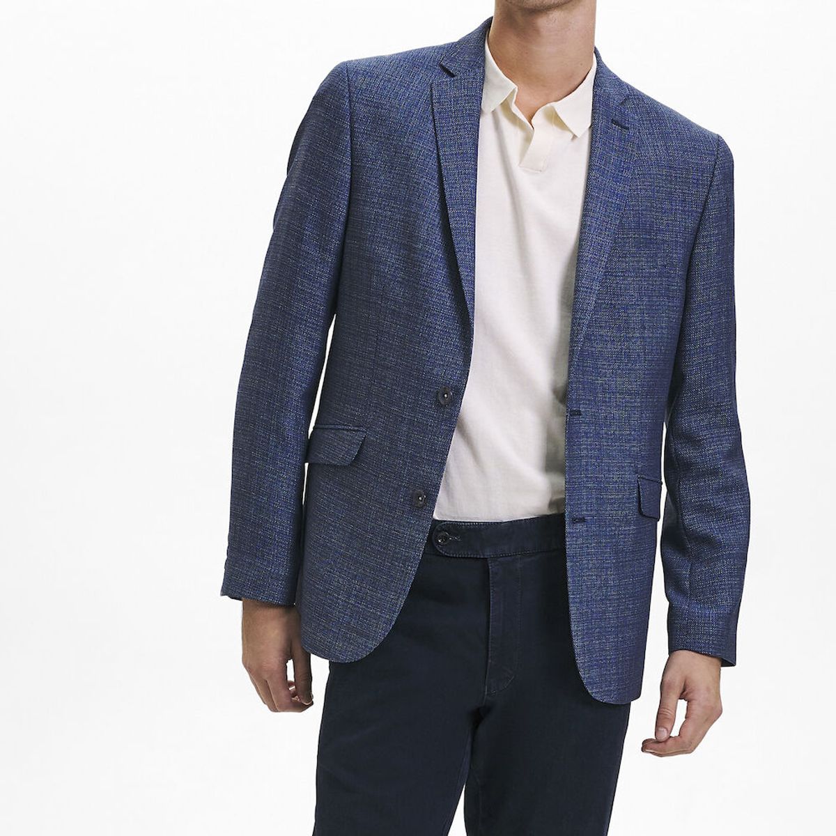 Blazer i Modern Fit - Dark blue