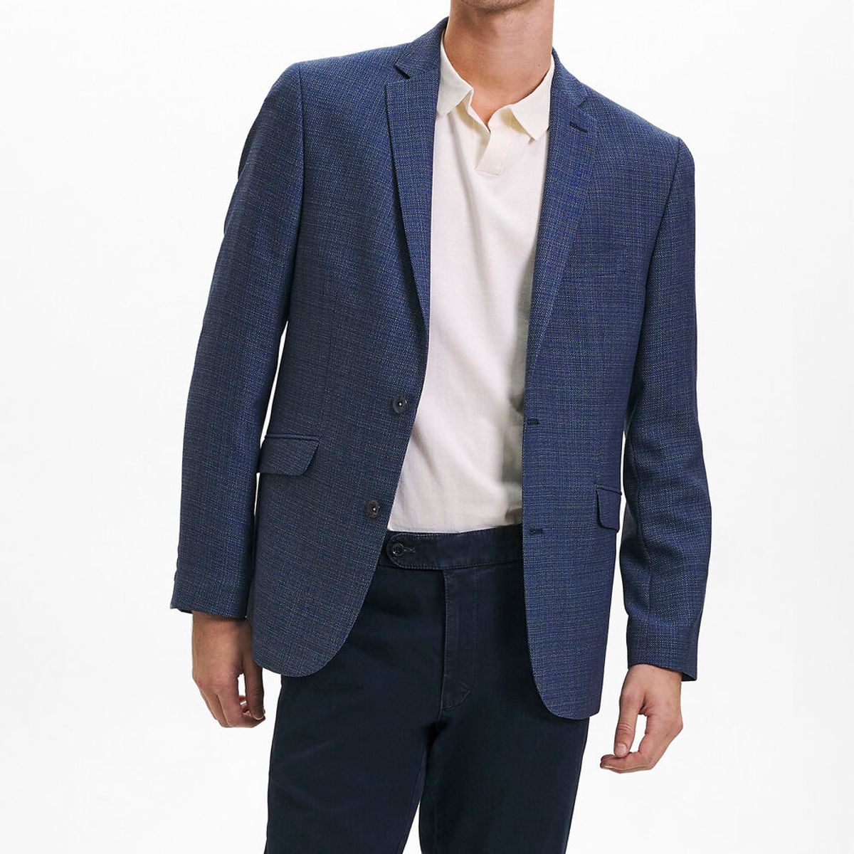 Blazer i Modern Fit - Dark blue